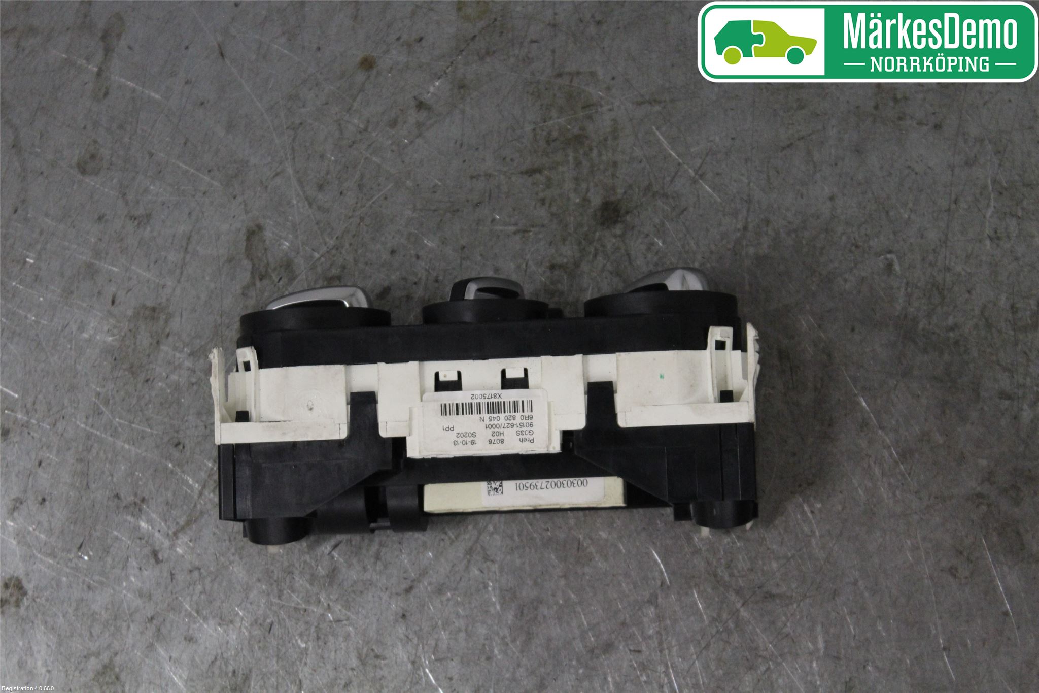Volkswagen VW POLO 10-17 Varmeapparat Panel(Regulering)