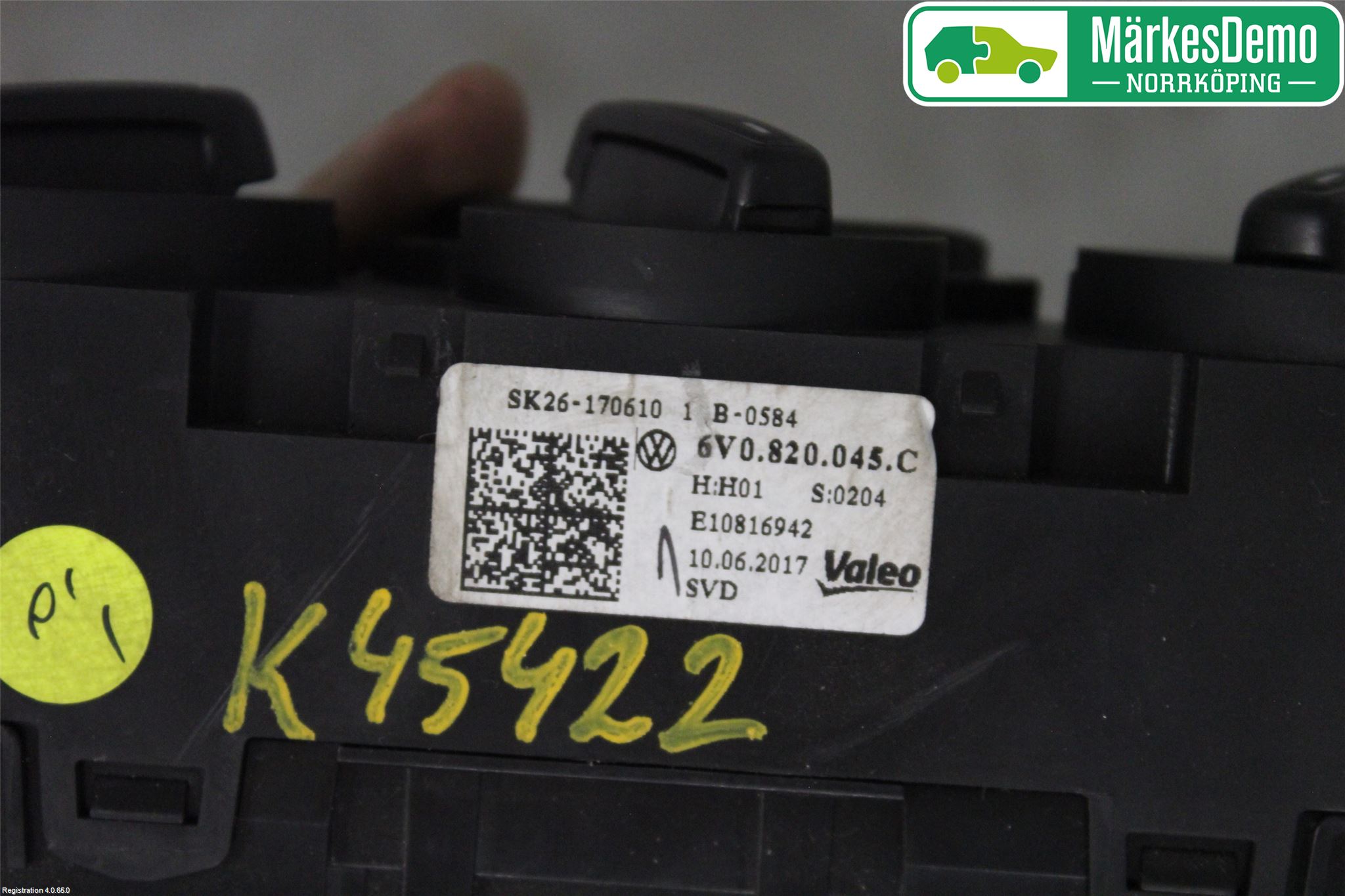 Skoda FABIA 15-21 Varmeapparat Panel(Regulering)