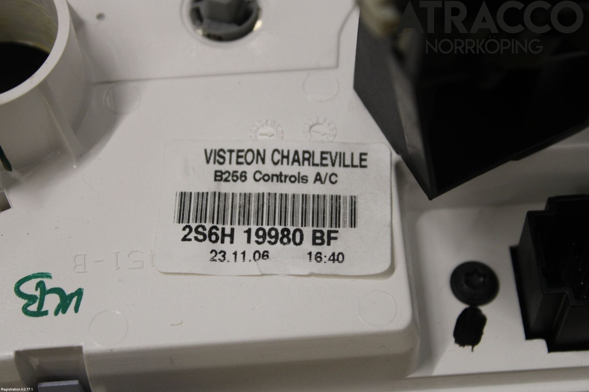 Ford FIESTA     06-08 Varmeapparat Panel(Regulering)