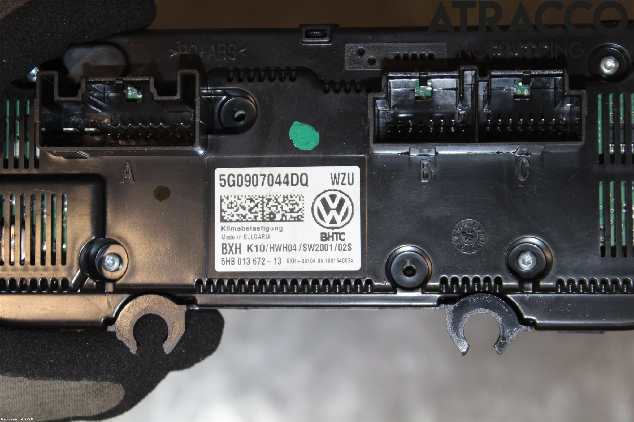 Volkswagen VW PASSAT 15-19 Varmeapparat Panel(Regulering)