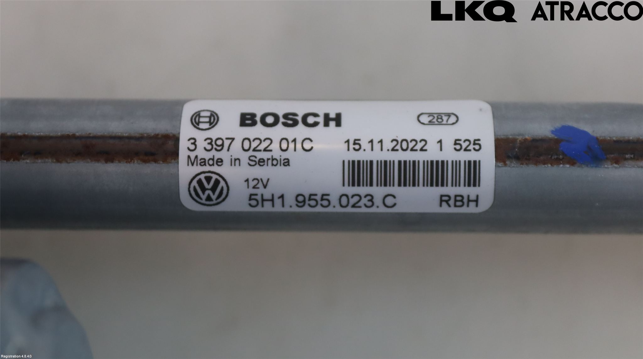 Volkswagen VW GOLF / E-GOLF VIII 20- Viskeroverføring Frontrute