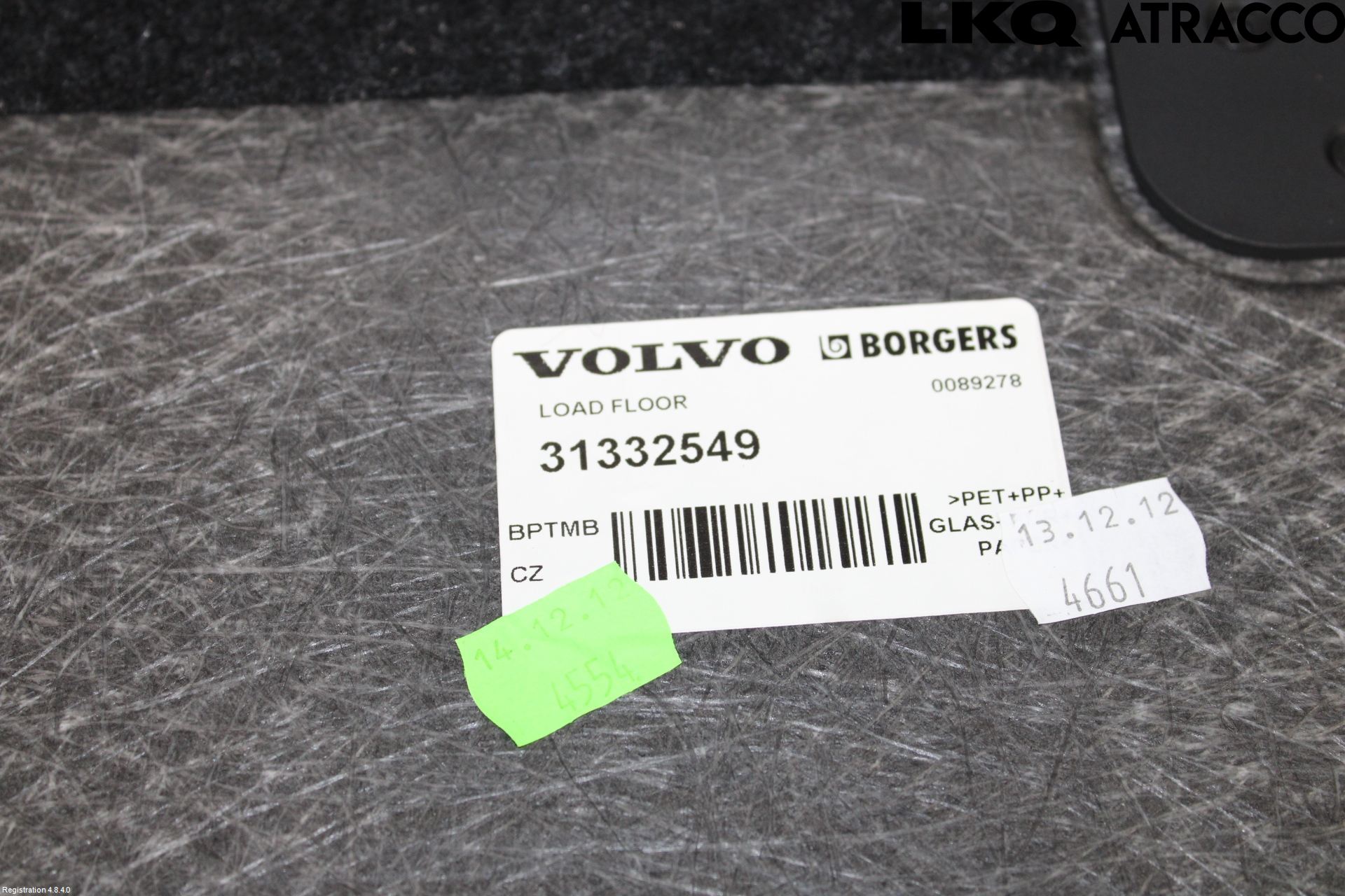 Volvo V40 12-19 Bakluke Bun (Utgår 5023)