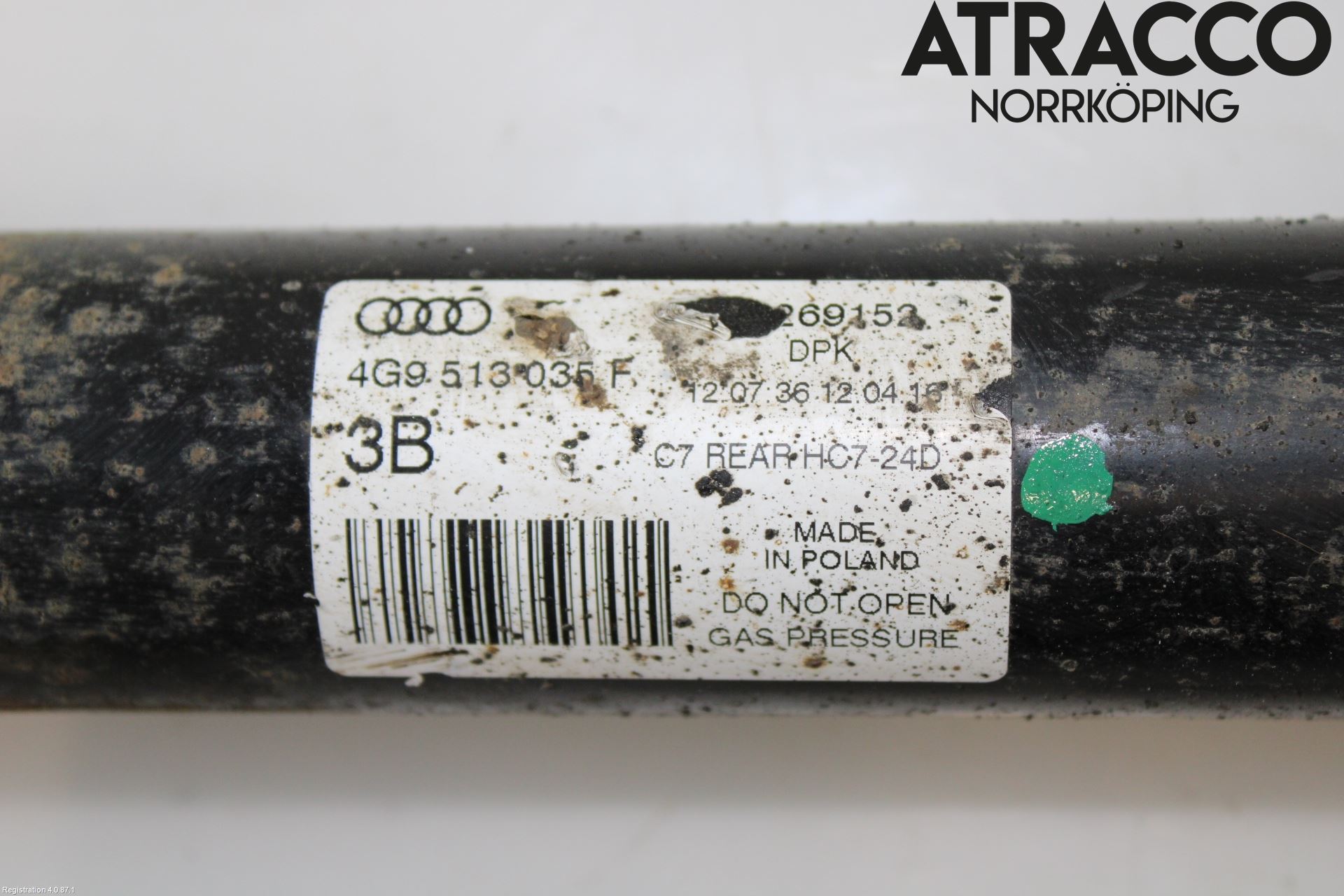 Audi A6/S6 4G 11-18 Støtdemper Bak