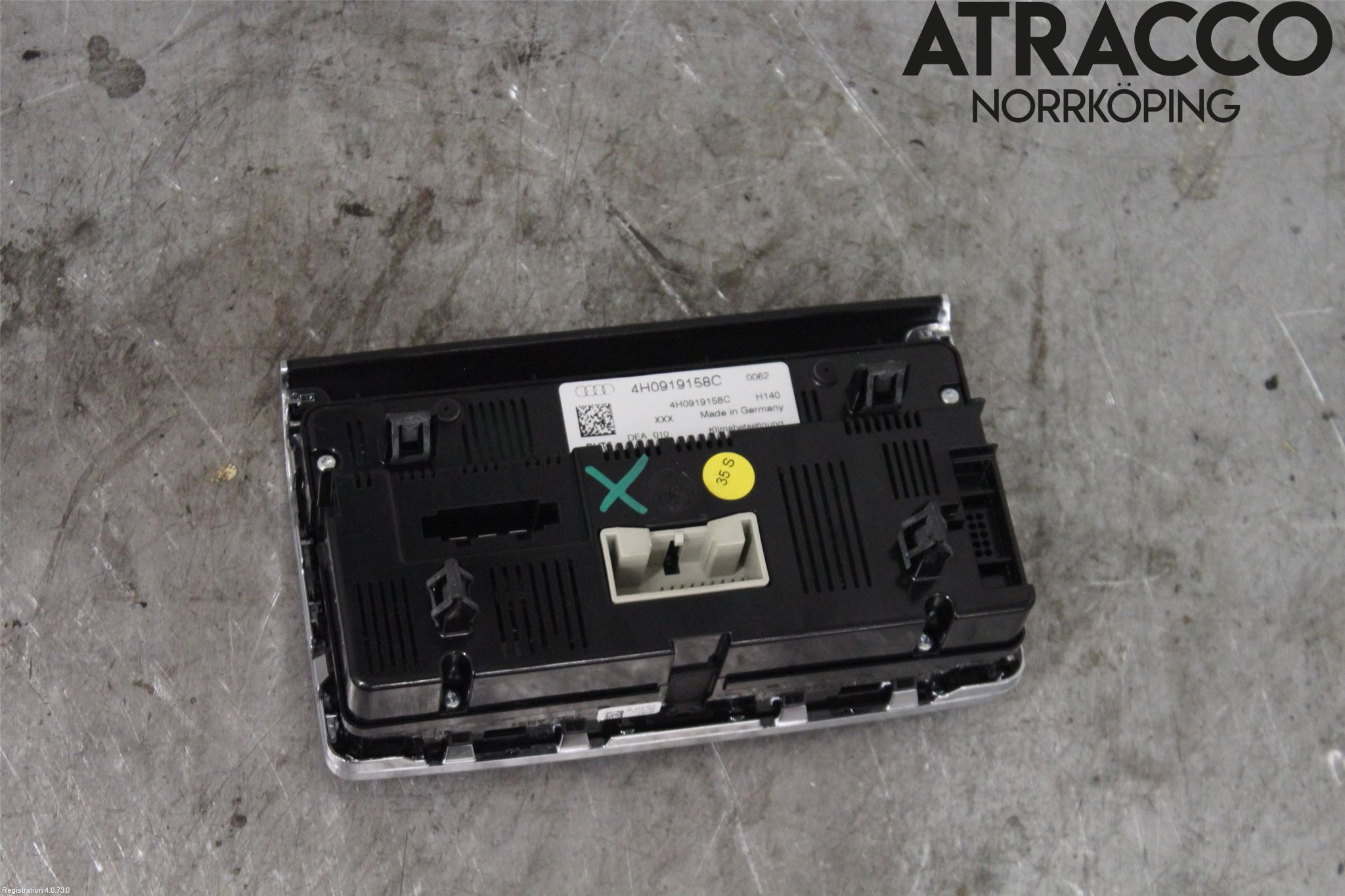 Audi A8/S8 4H 10-17 Varmeapparat Panel(Regulering)