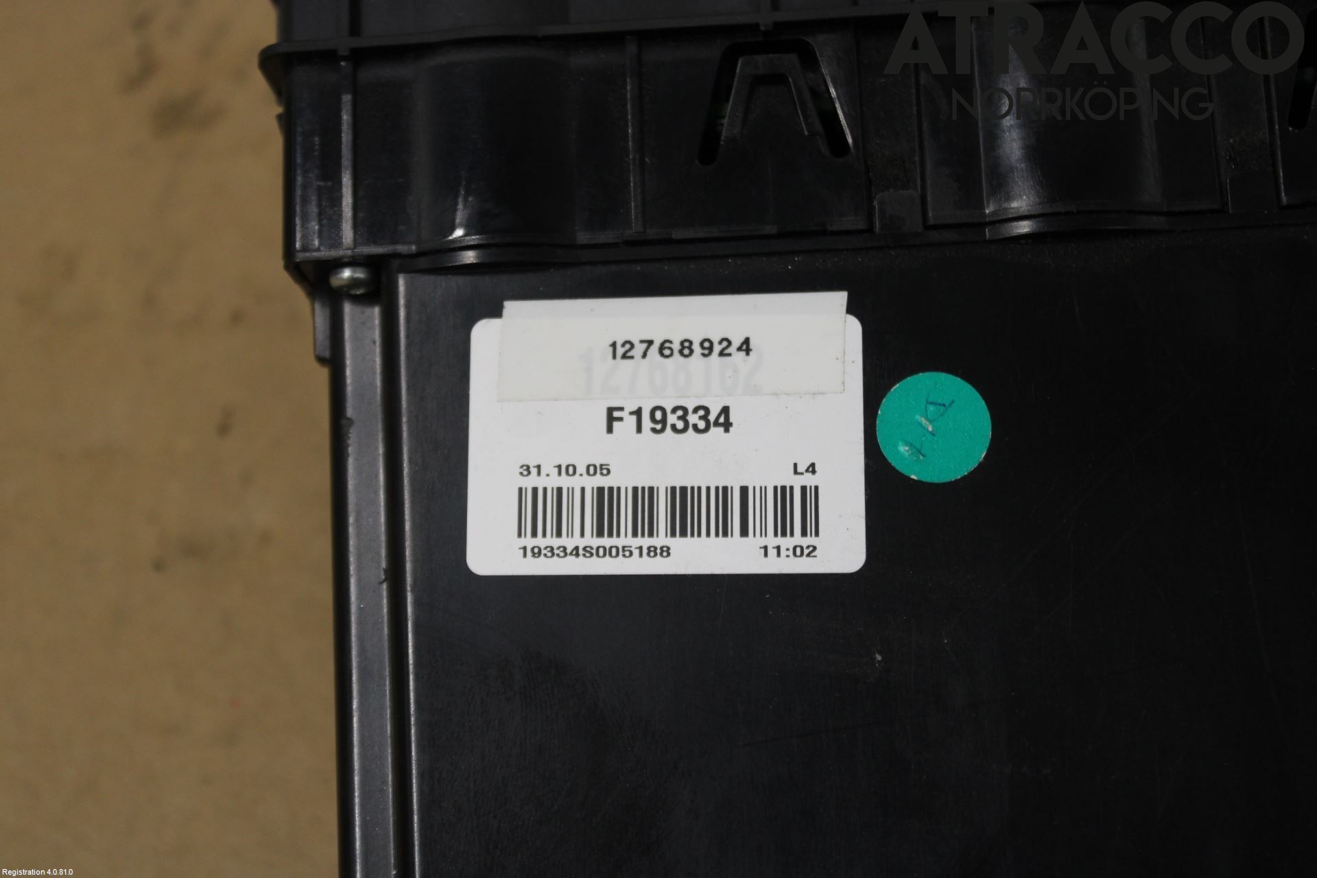 Saab 9-5 -05 Varmeapparat Panel(Regulering)