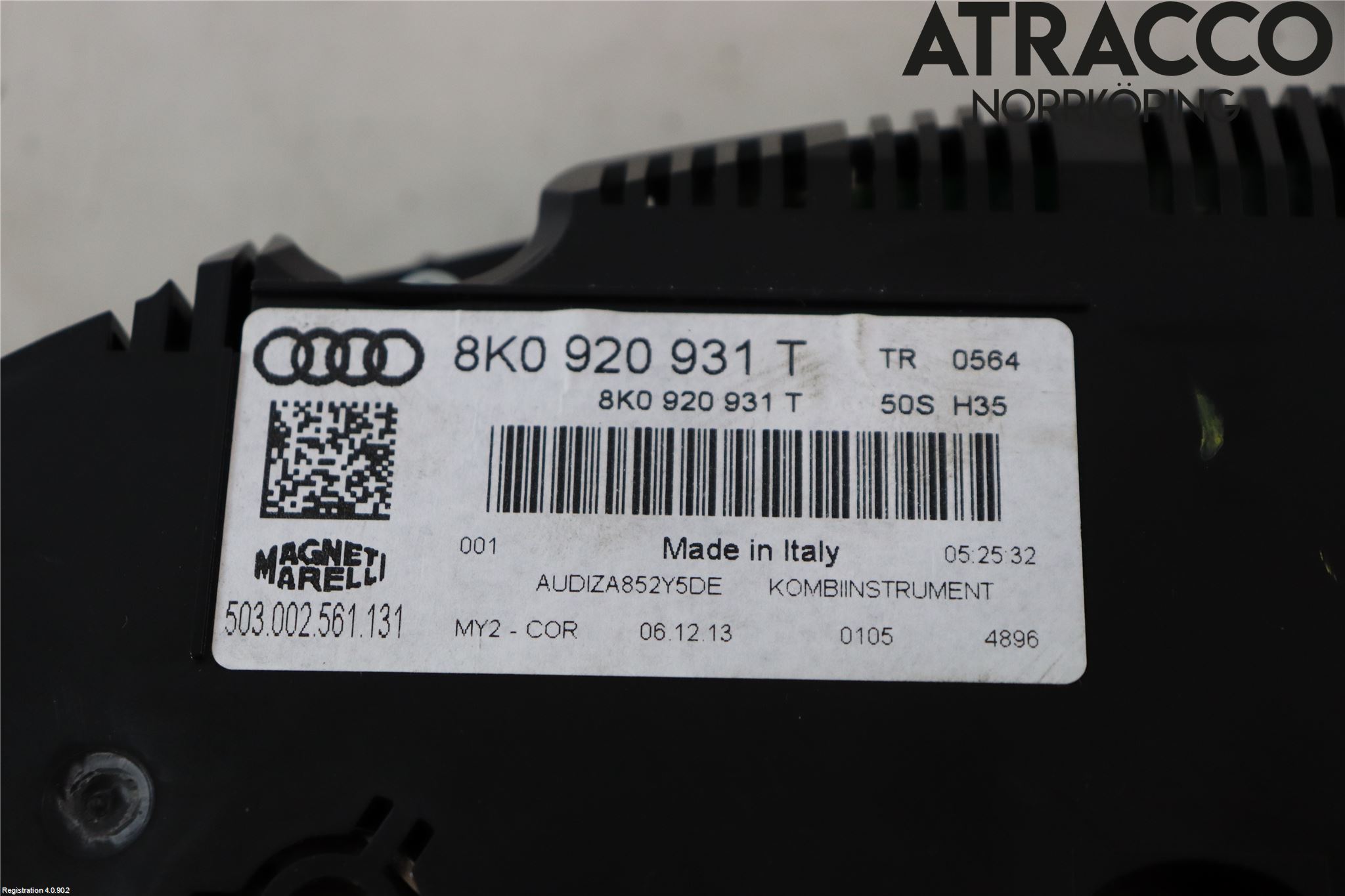 Audi A4 12-15 Instr Kombinert