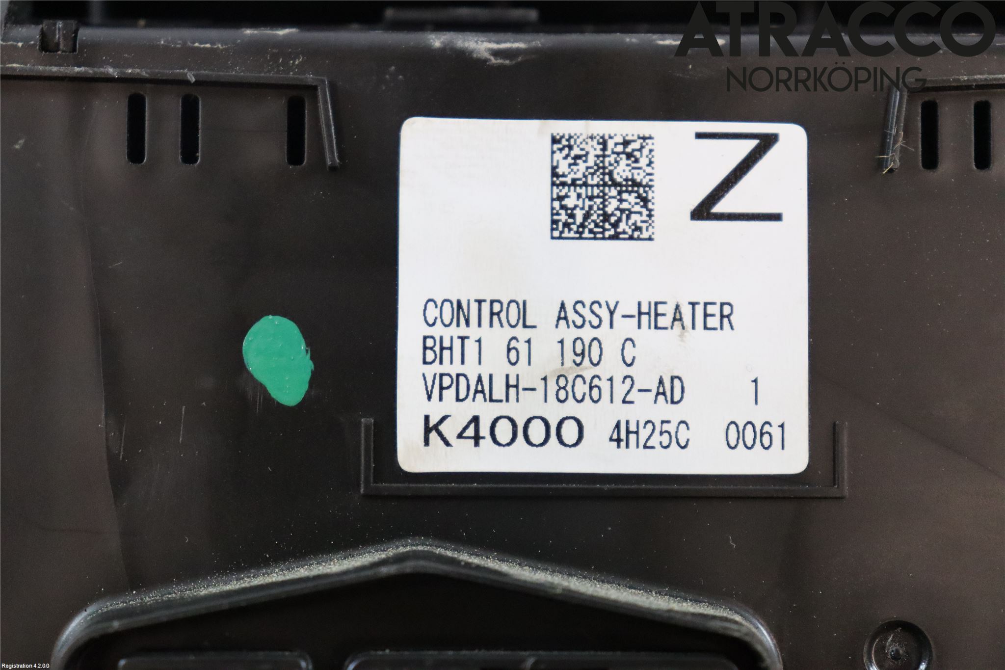 Mazda 3 III 14-19 Varmeapparat Panel(Regulering)