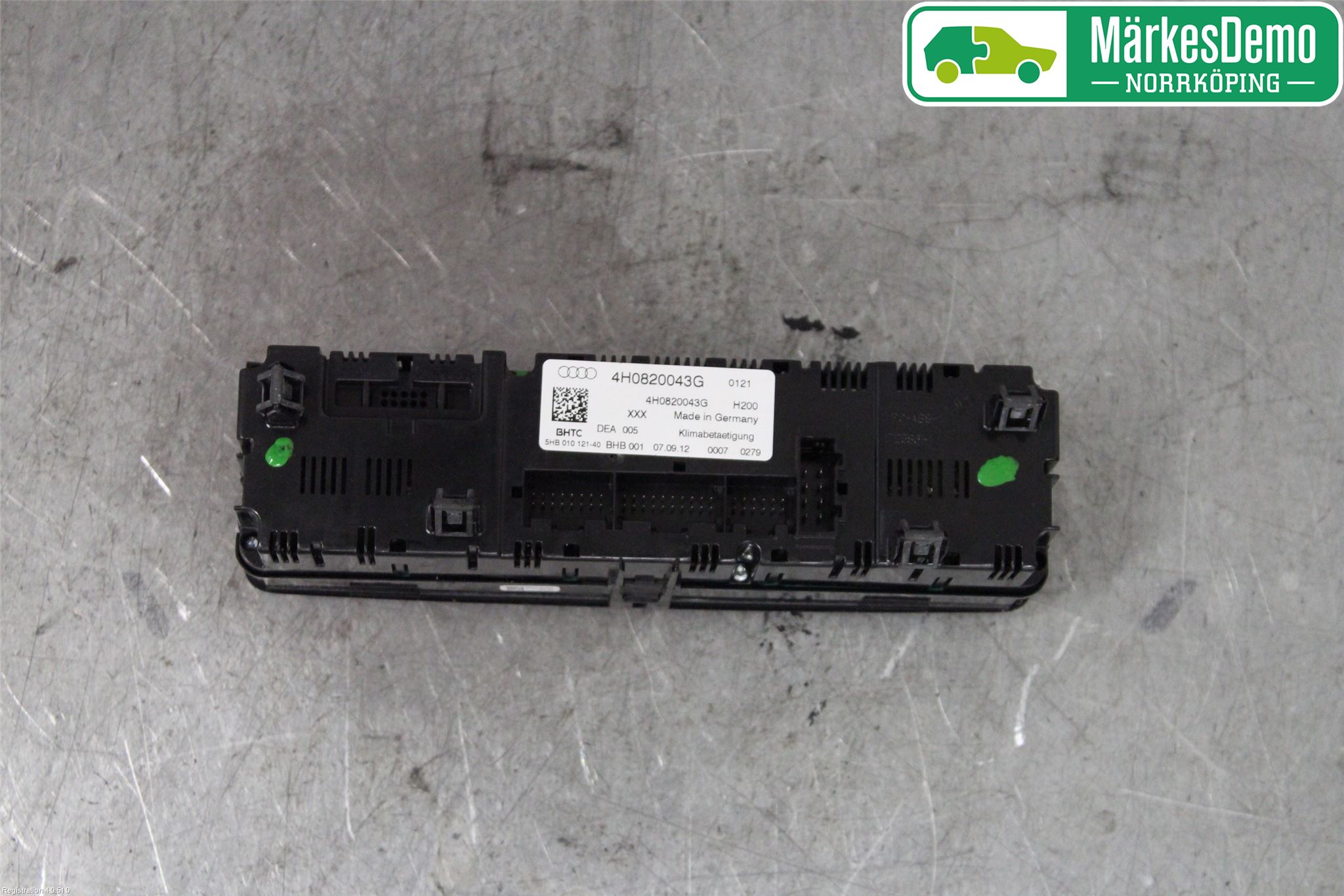 Audi A8/S8 4H 10-17 Varmeapparat Panel(Regulering)