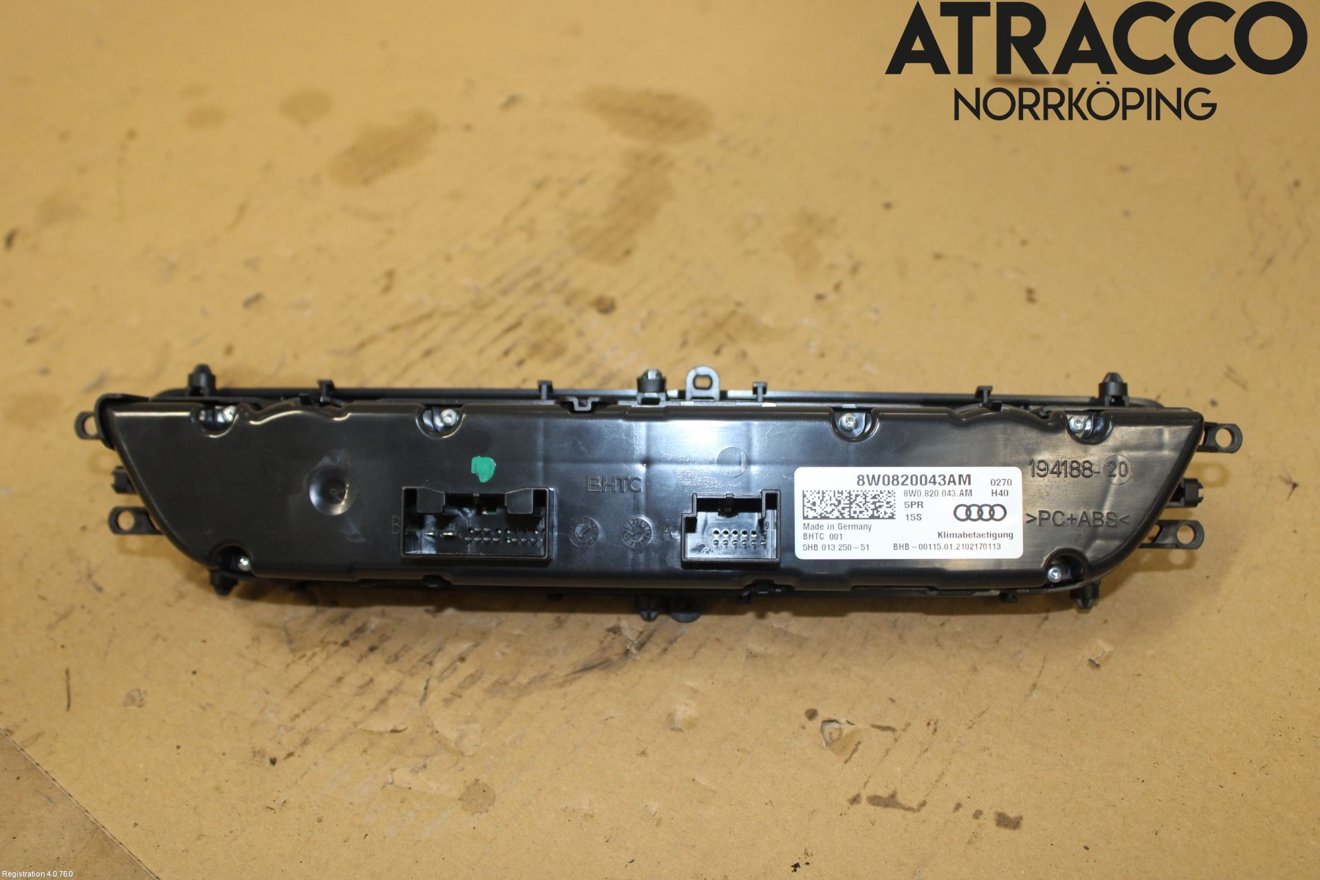 Audi A5 17- Varmeapparat Panel(Regulering)