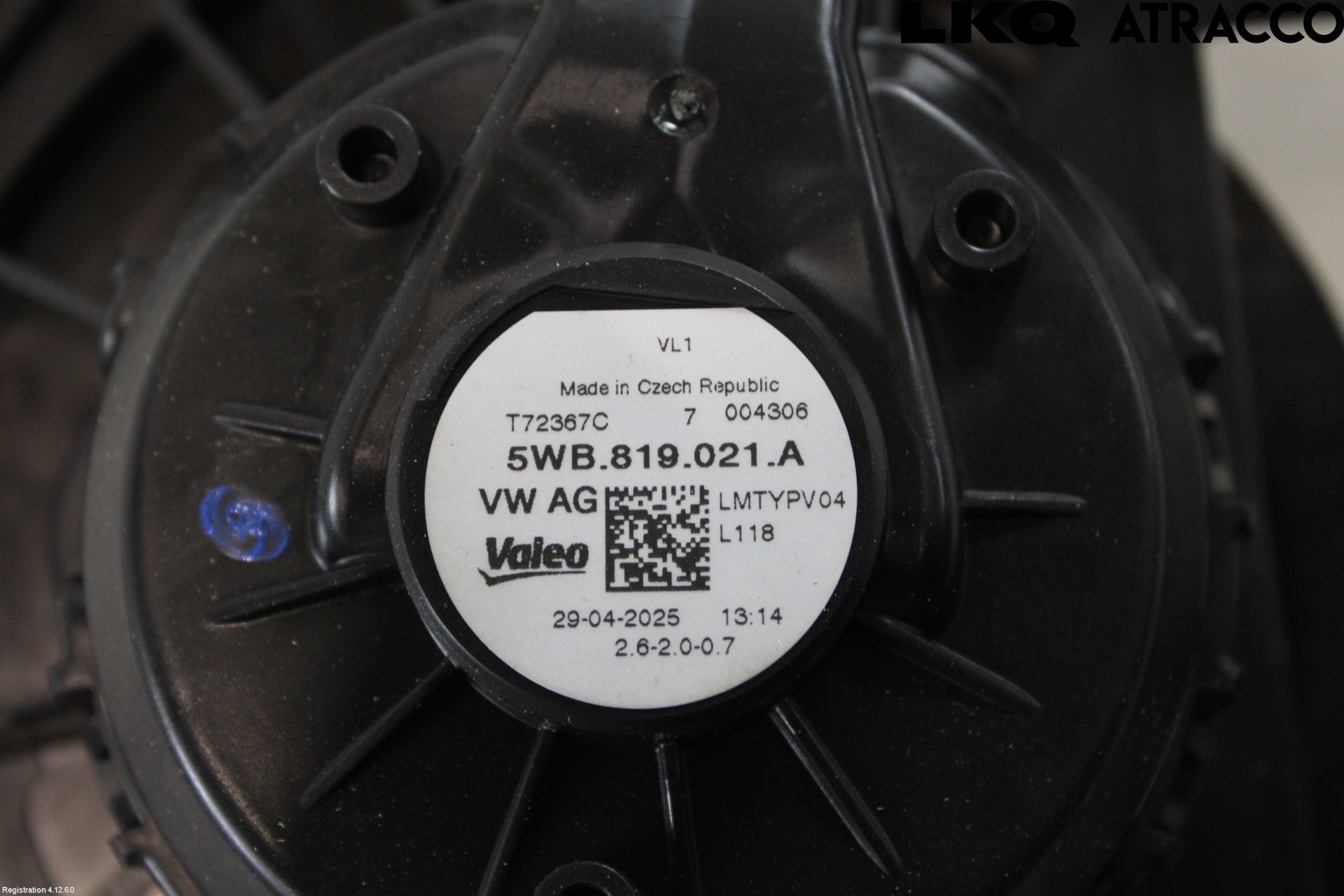 Audi A3/S3 8Y 21- Varmeapparat Viftemotor