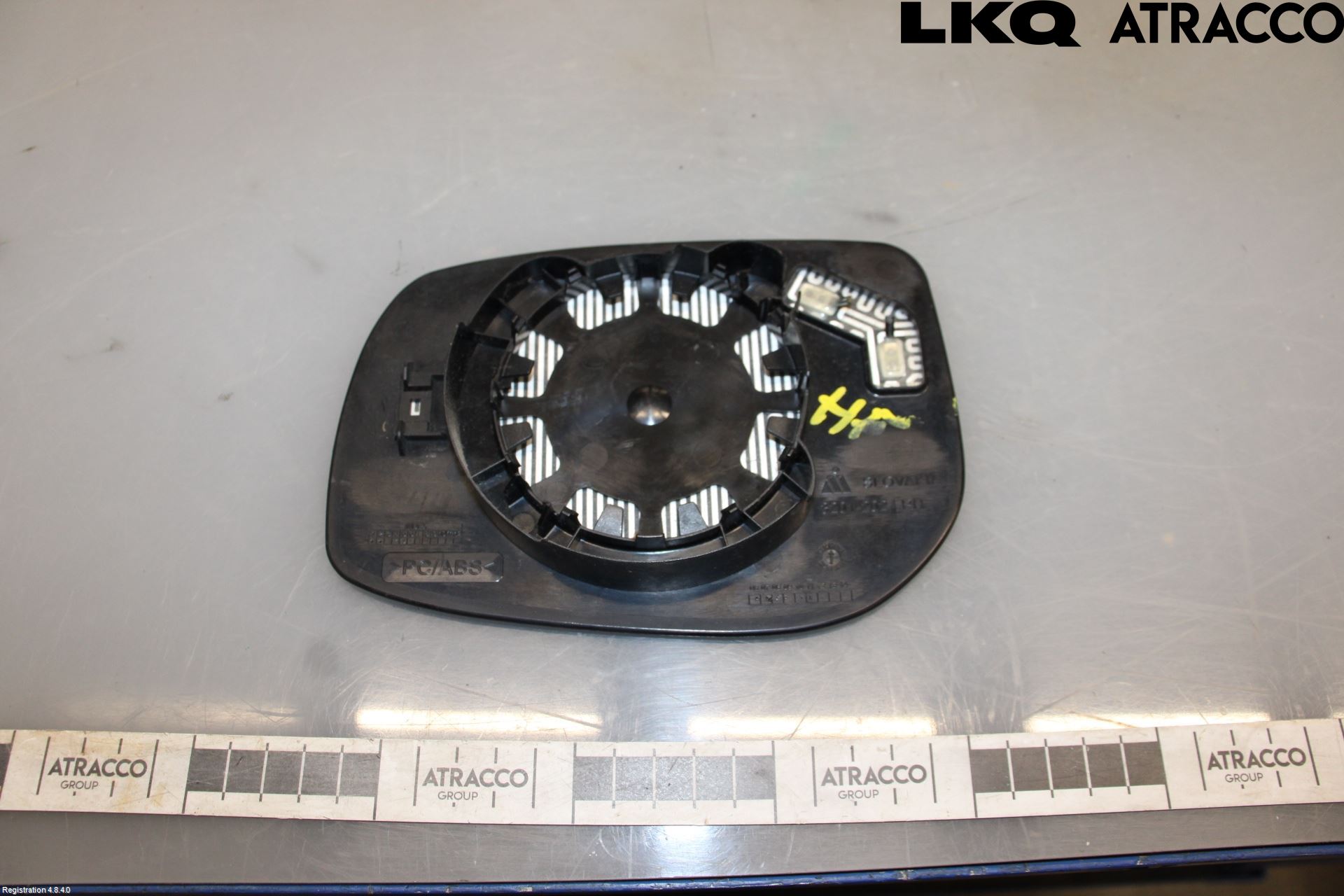Toyota AURIS 07-09 Speil Glass H