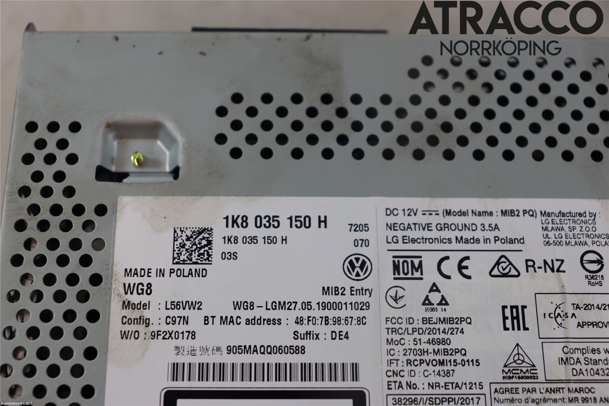 Volkswagen VW TRANSP/CARAVELLE (T6) 16-22 Stereo Radio Med Cd