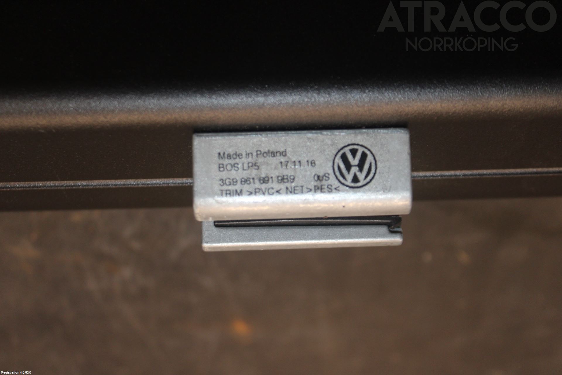 Volkswagen VW PASSAT 15-19 Innr Lastenett