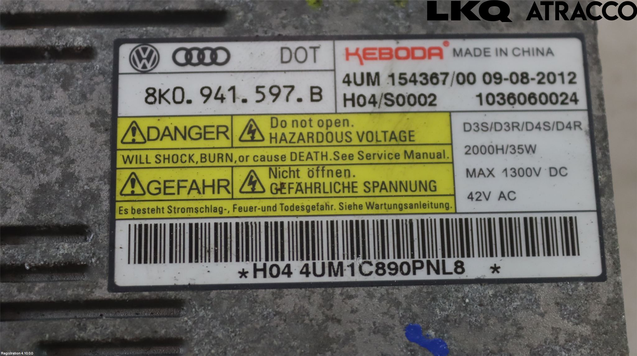 Volkswagen VW PASSAT 11-14 Styreenhet Xenon