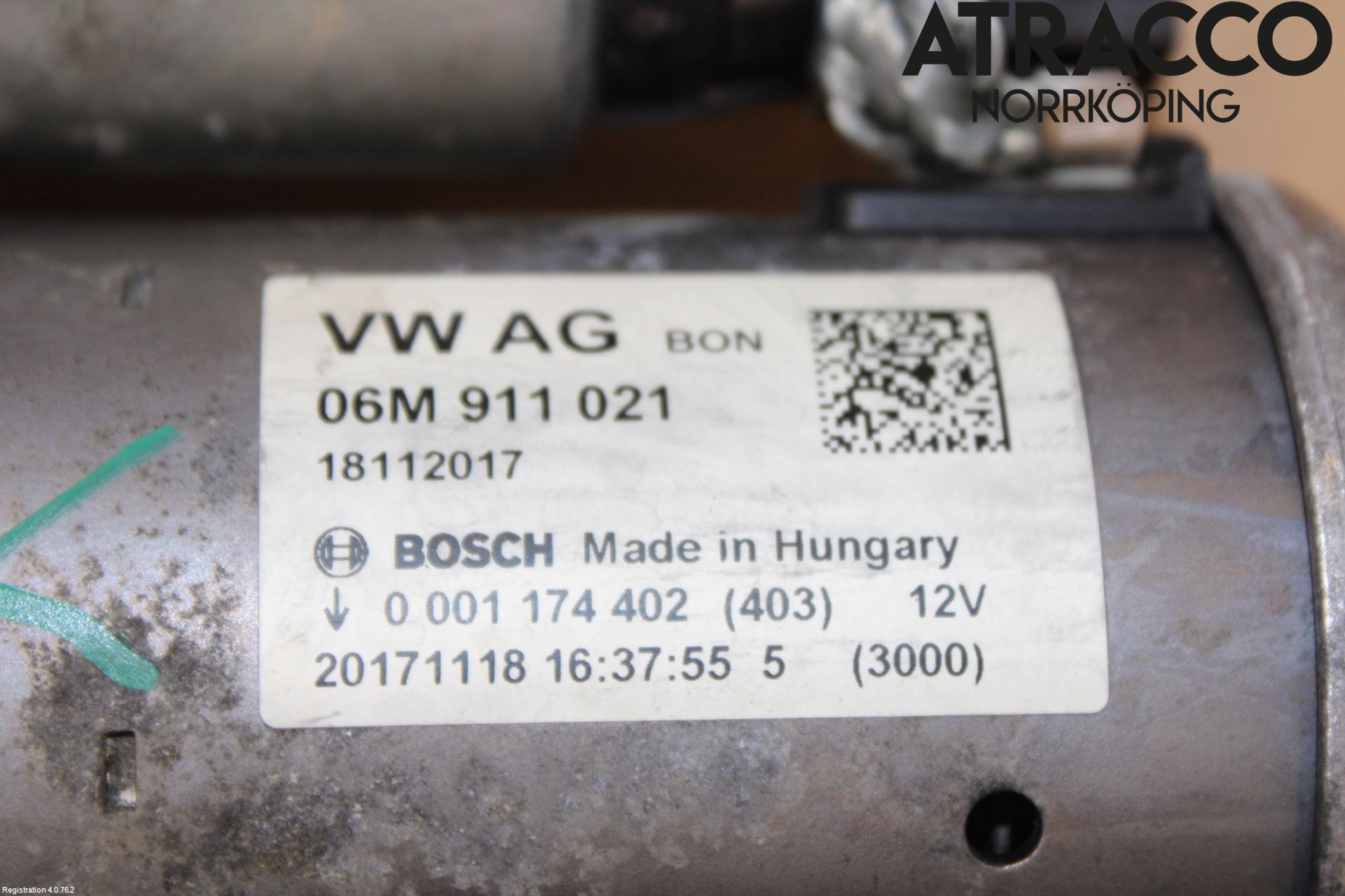 Audi A4/S4 B9 16-19 Startmotor