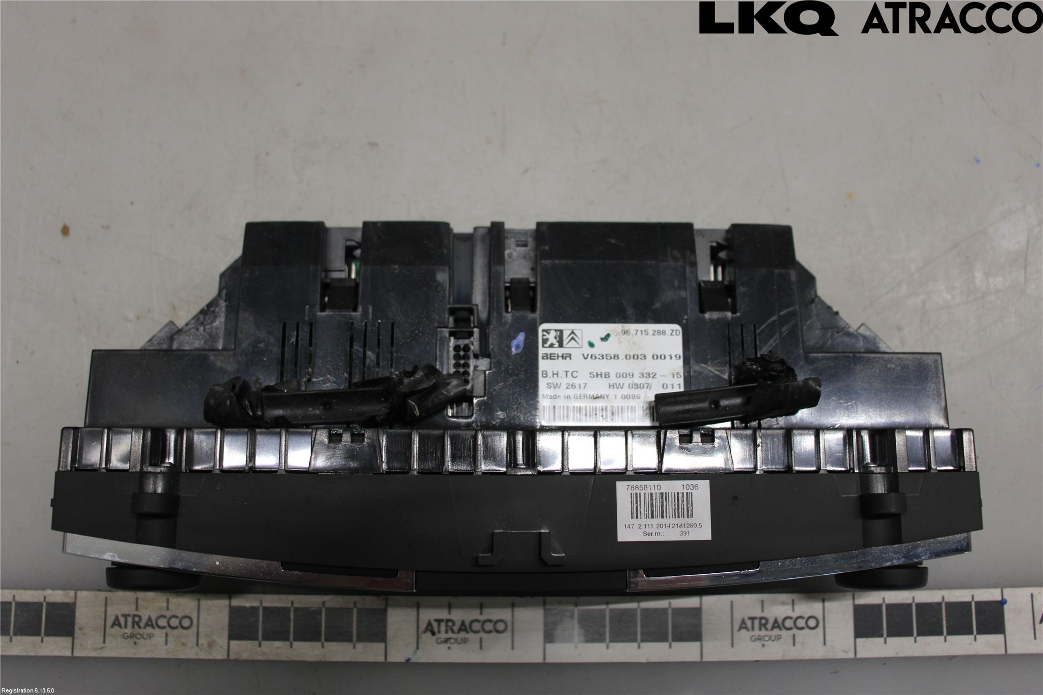Citroen C5 08-17 Varme Ac Betjening-Display