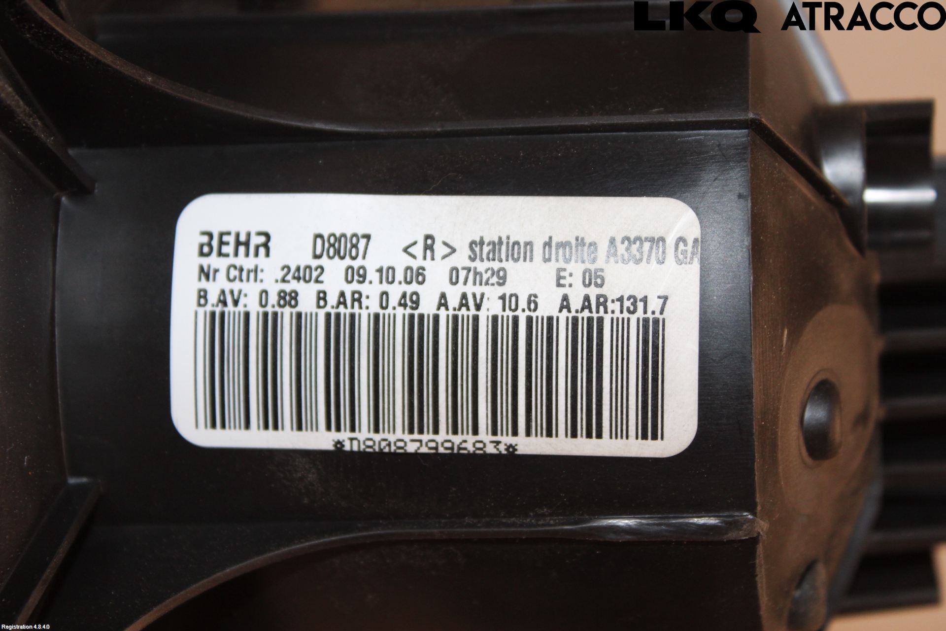 Opel ZAFIRA B 06-14 Varmeapparat Viftemotor