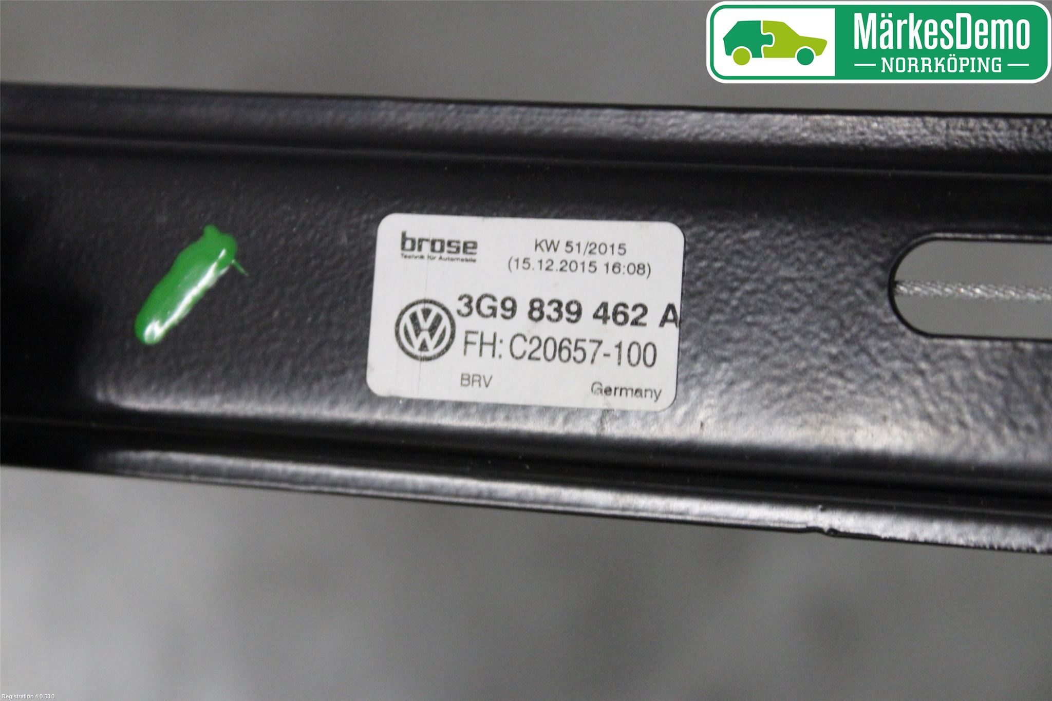 Volkswagen VW PASSAT 15-19 Vindusheis El Komp