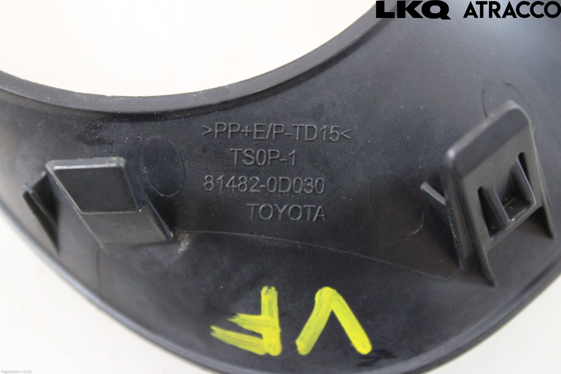 Toyota YARIS XP90 06-11 Frontlykt Kurve-Tåkelys Ramme