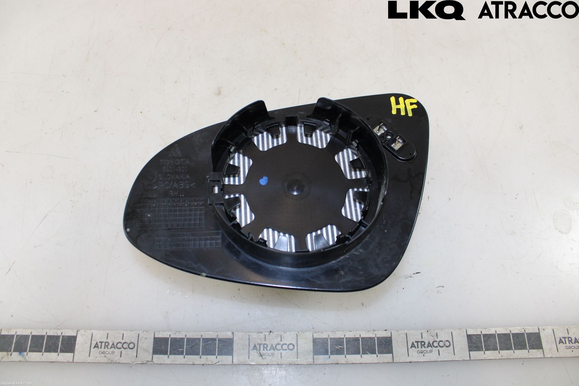 Toyota YARIS XP130 12-14 Speil Glass H