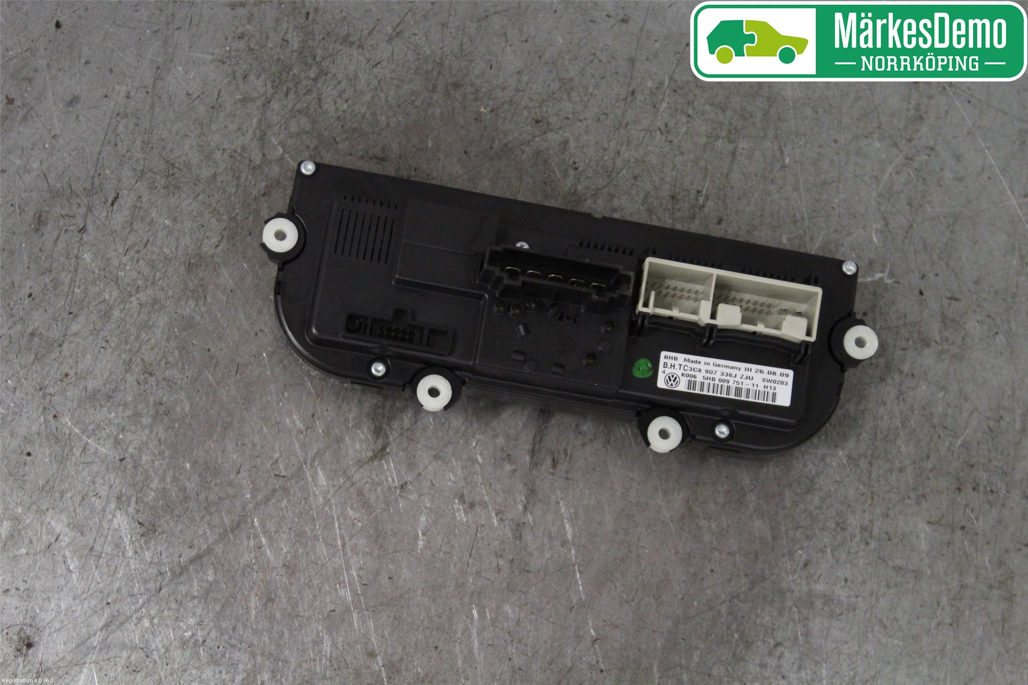 Volkswagen VW GOLF VI 09-13 Varmeapparat Panel(Regulering)