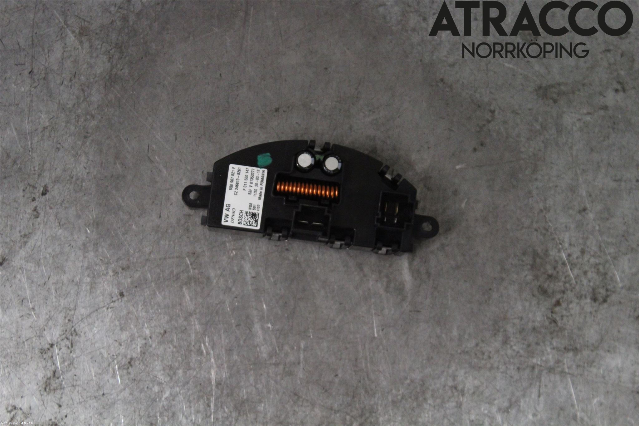 Volkswagen VW PASSAT 15-19 Varmeapparat Viftemotstand