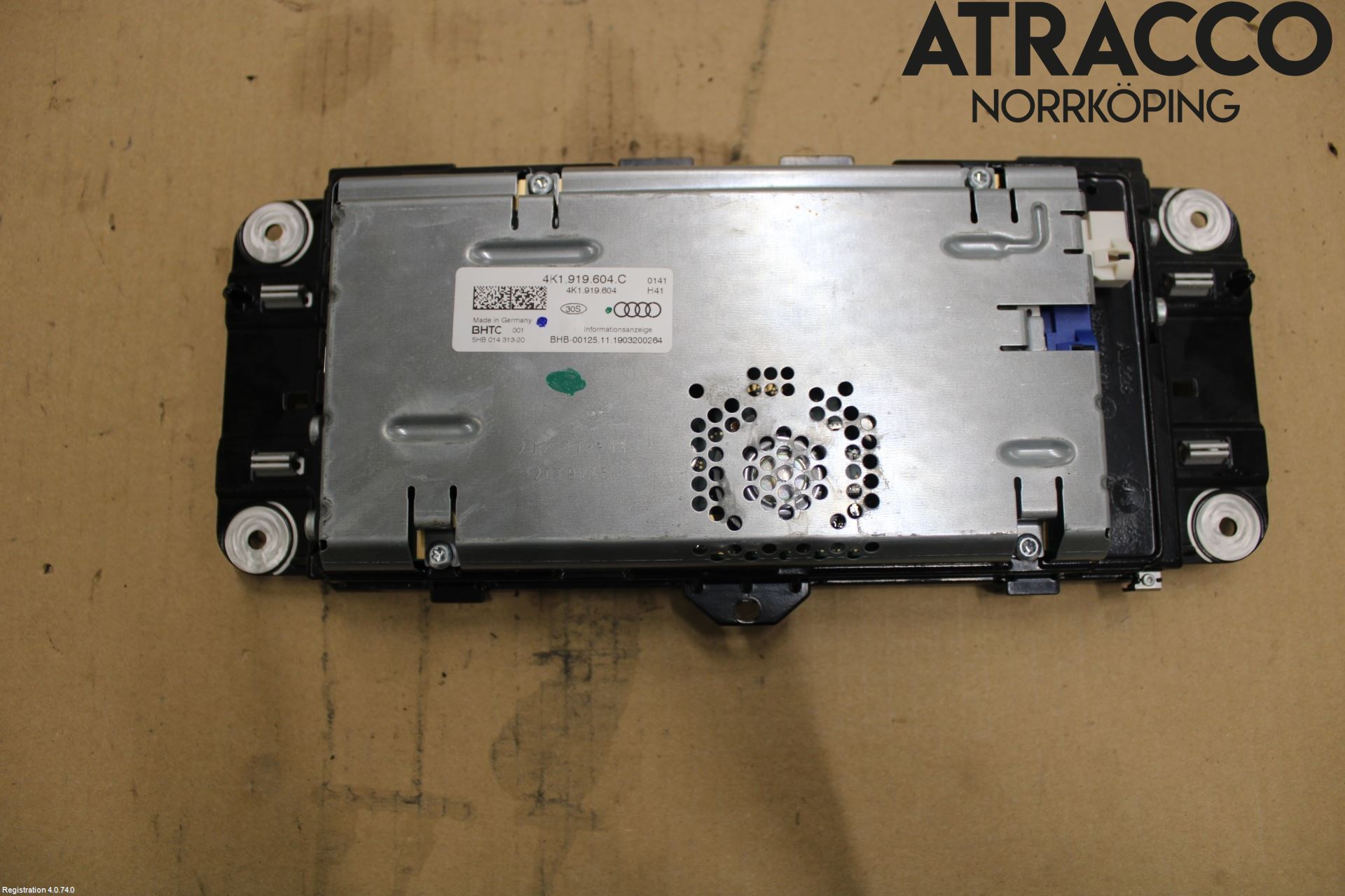 Audi A6 F2/C8 19- Instr Skjerm Dvd-Gps-Ac-Tlf