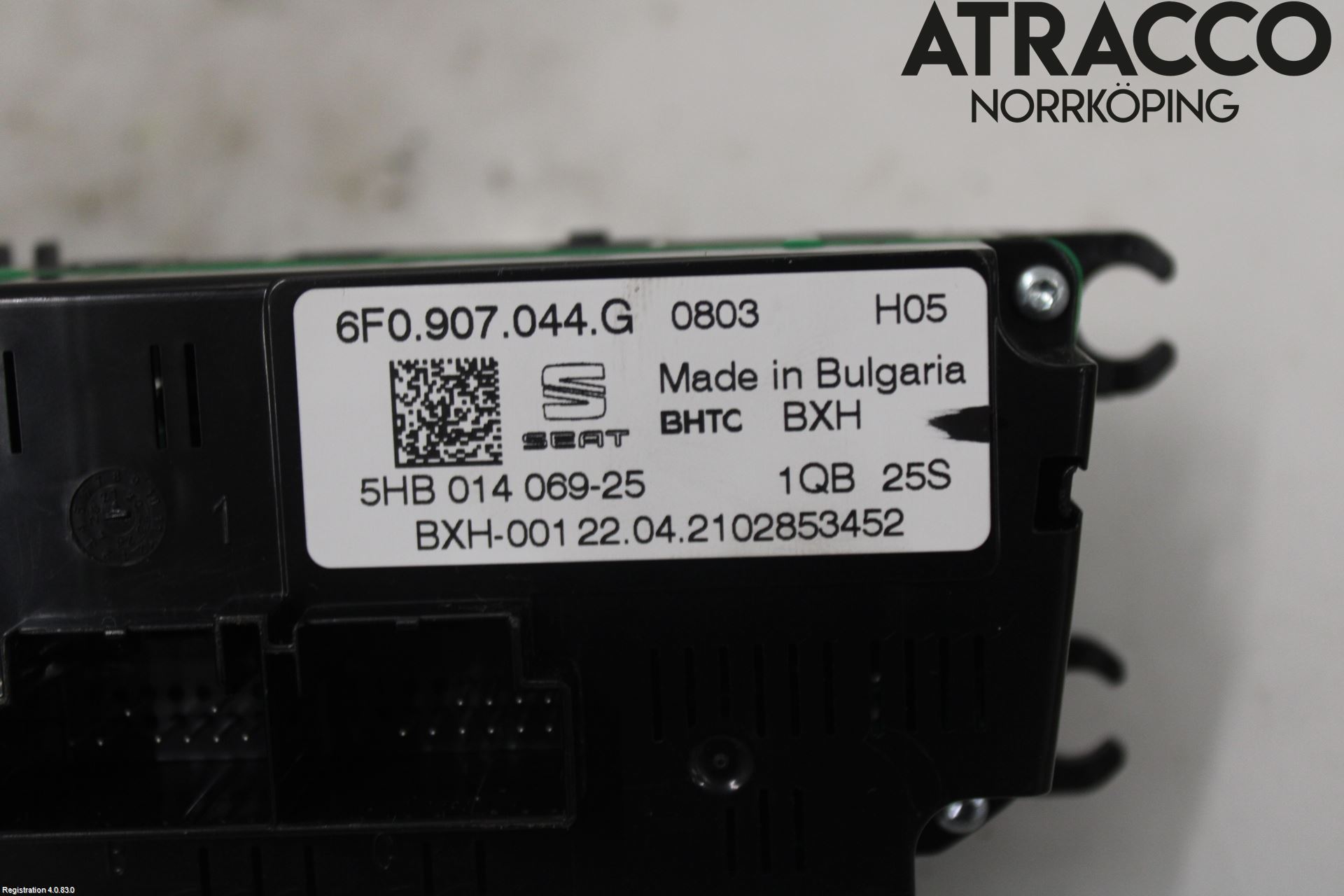 Seat IBIZA V 17-20 Varmeapparat Panel(Regulering)