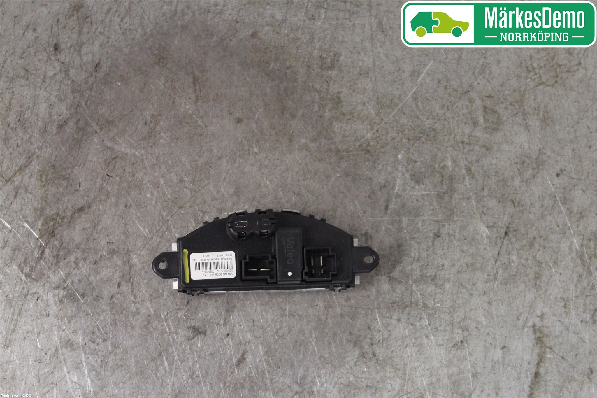 Volkswagen VW GOLF / E-GOLF VII 13-20 Varmeapparat Viftemotstand