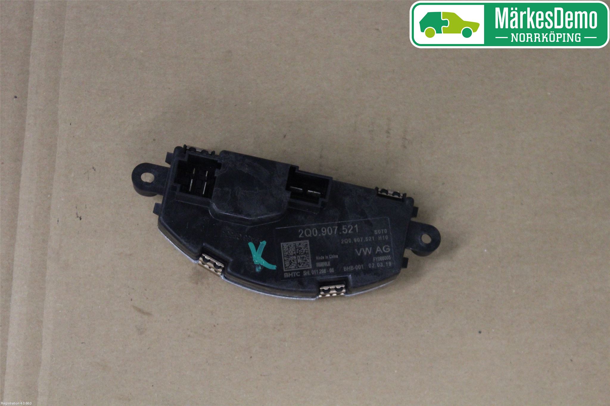 Seat ARONA Varmeapparat Viftemotstand