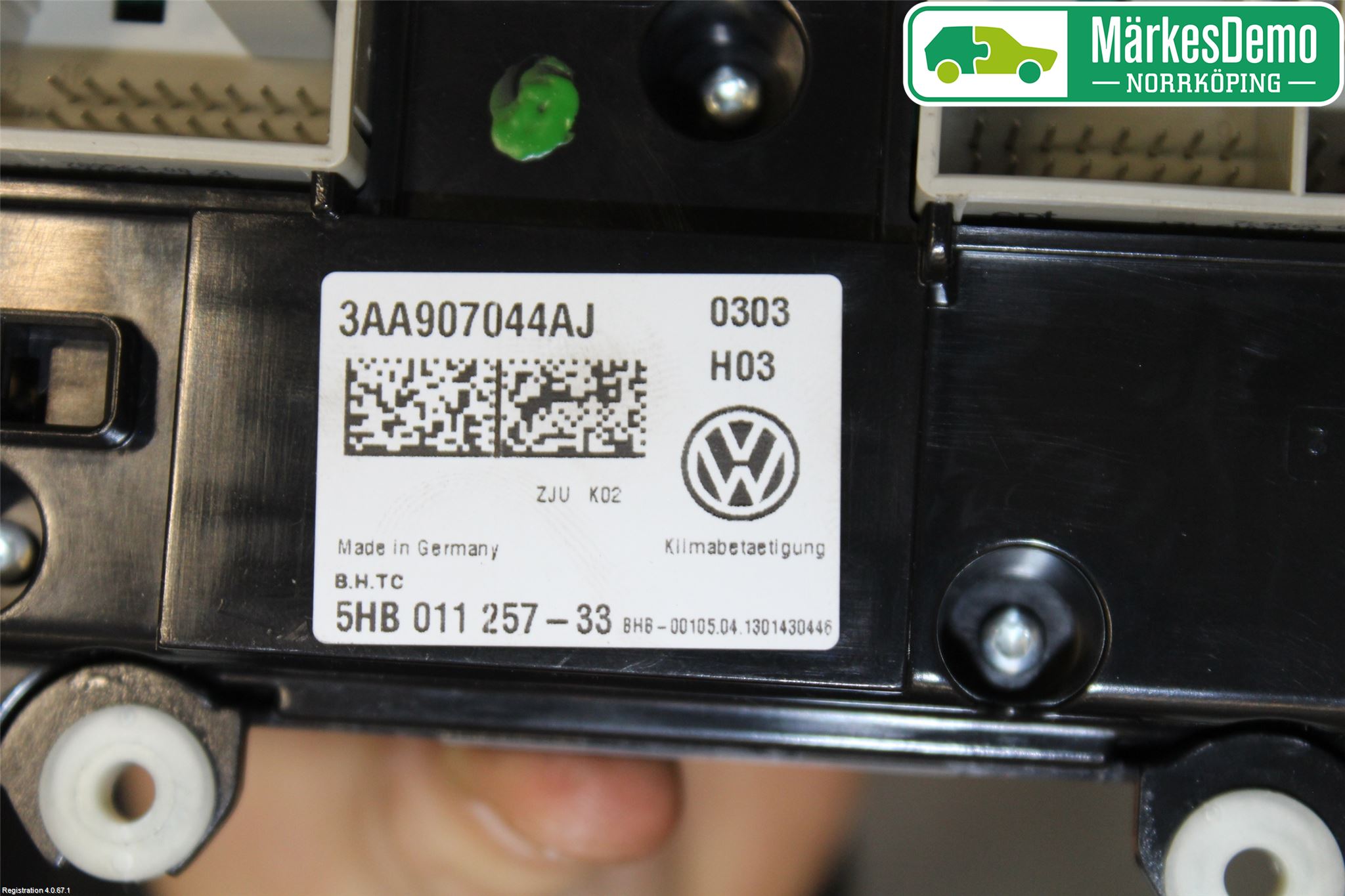 Volkswagen VW PASSAT 11-14 Varmeapparat Panel(Regulering)