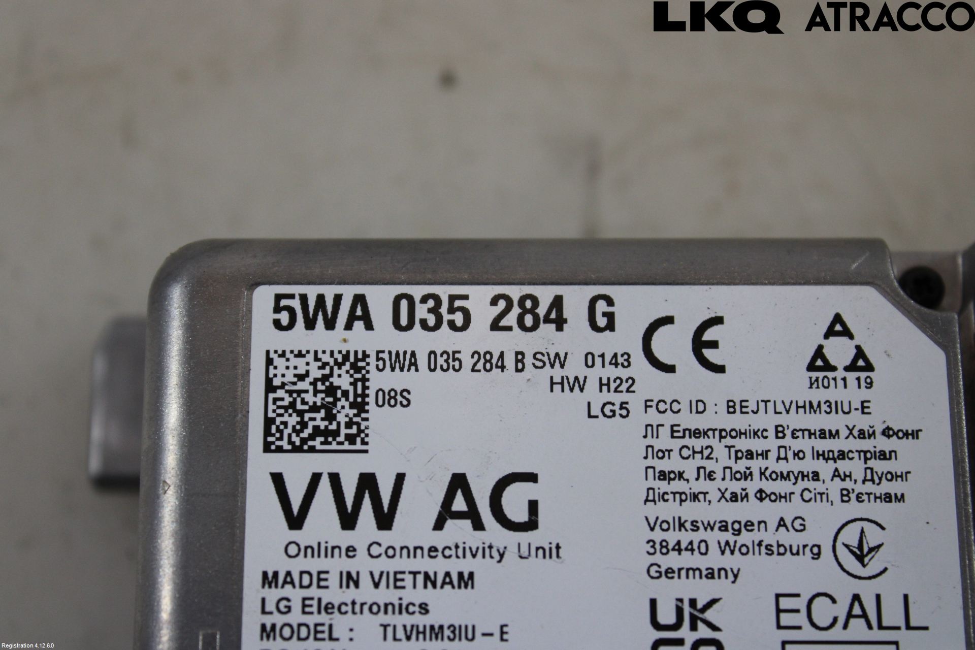 Volkswagen VW TIGUAN 16-24 Styreenhet Øvrig