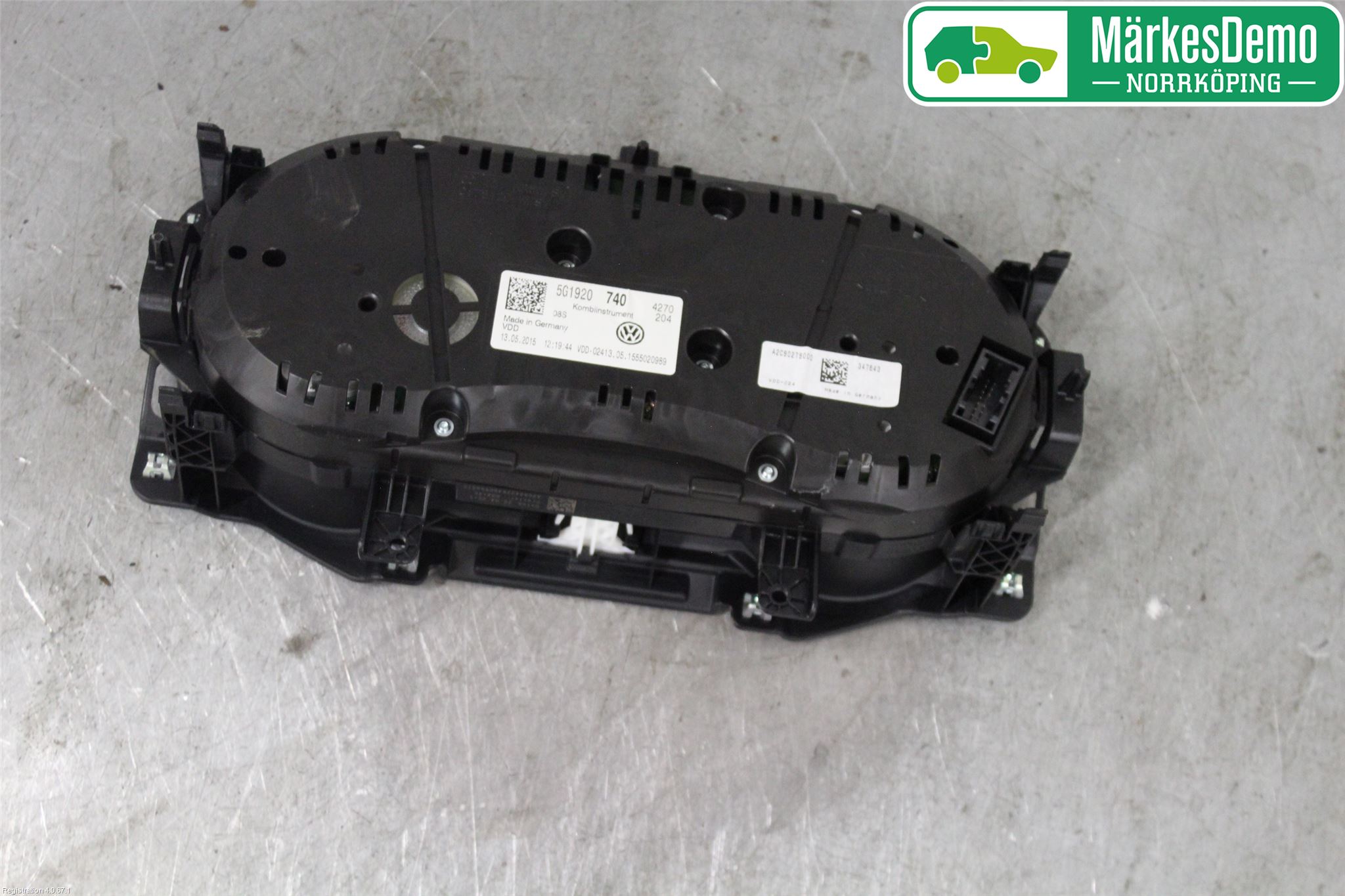 Volkswagen VW GOLF / E-GOLF VII 13-20 Instr Kombinert