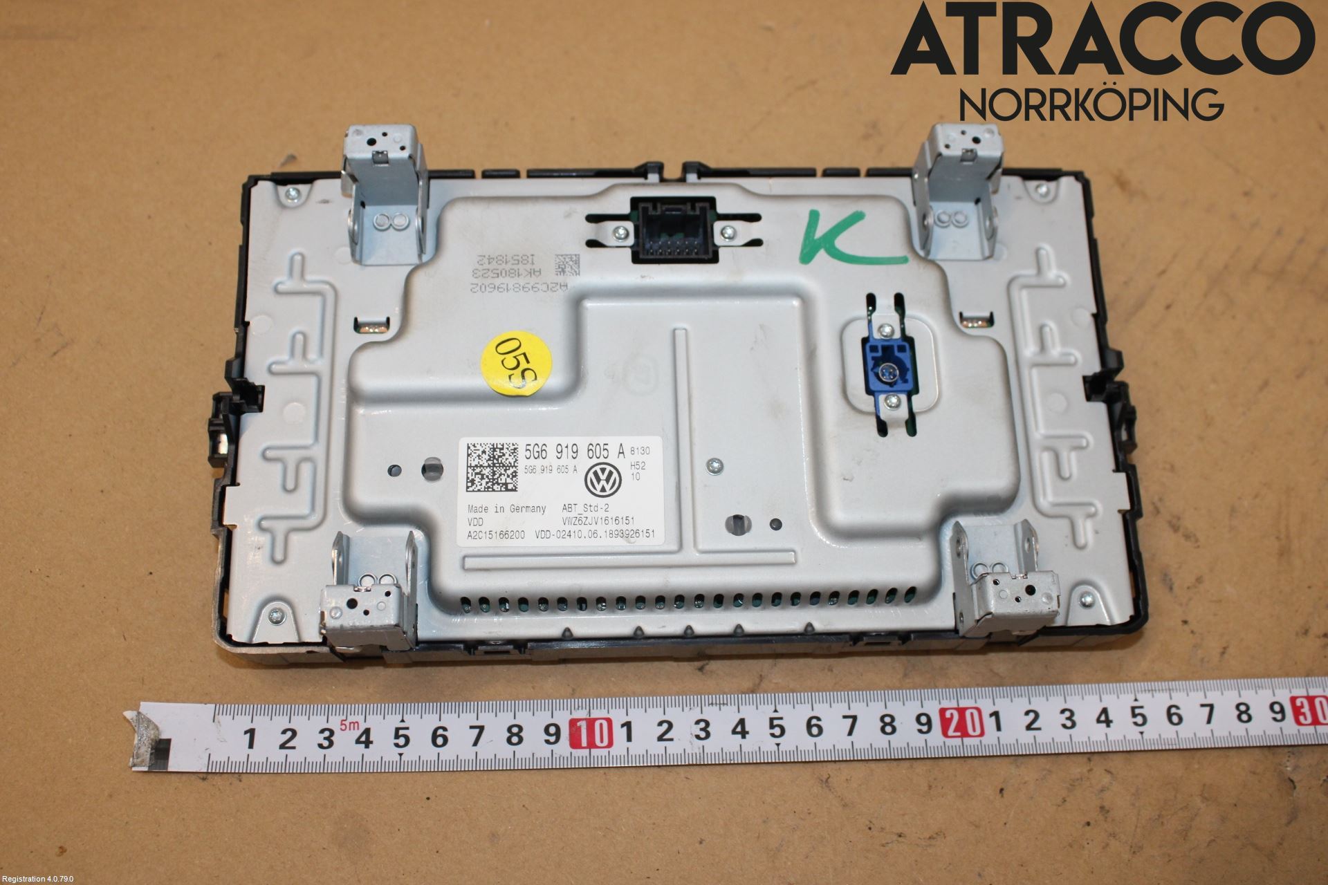 Volkswagen VW GOLF / E-GOLF VII 13-20 Multifunktionsdisplay