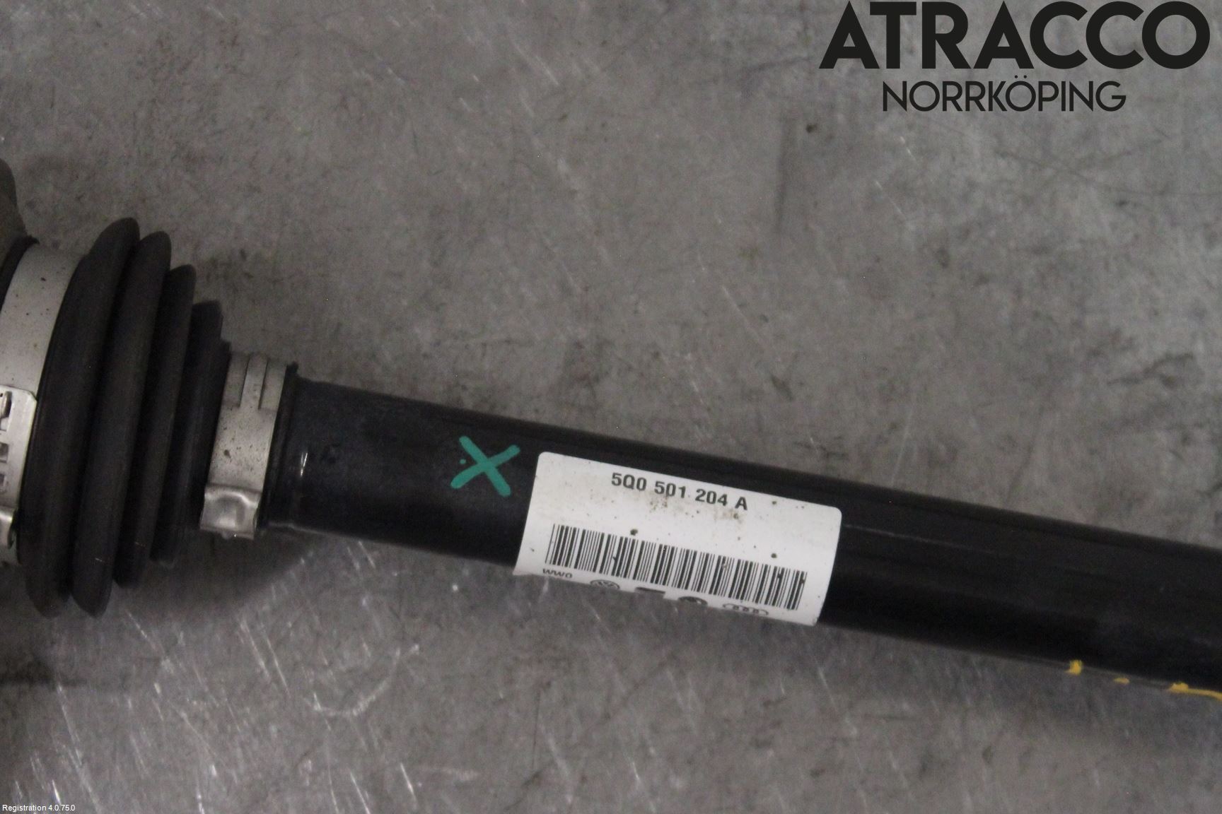 Audi A3/S3 8V 13-20 Drivaksel Bak Kompl Høyre