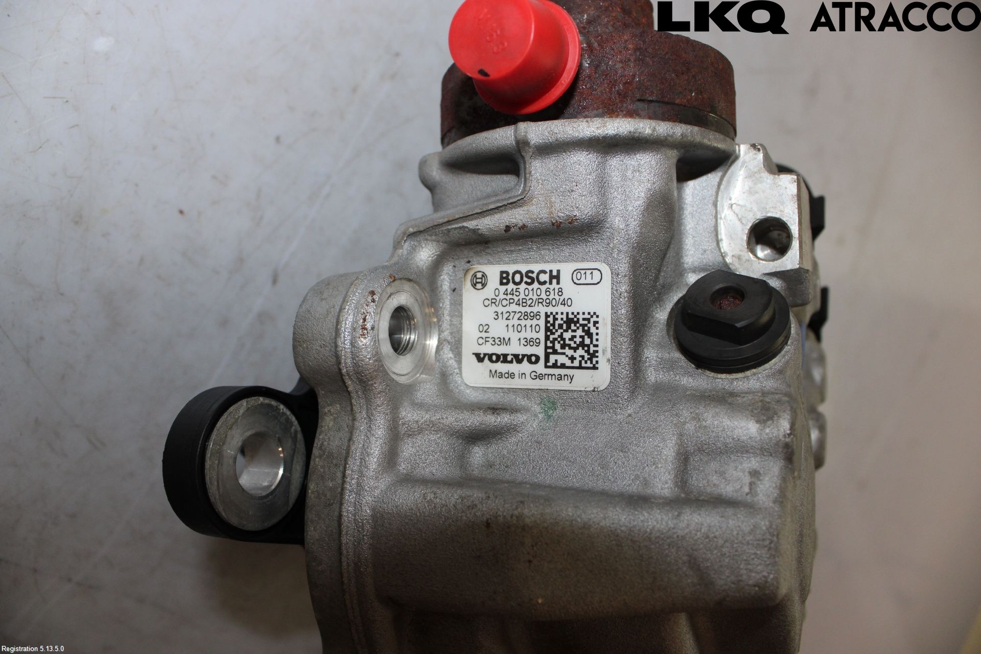 Volvo S40 08-12 Drivstoff Dieselpumpe Hoved
