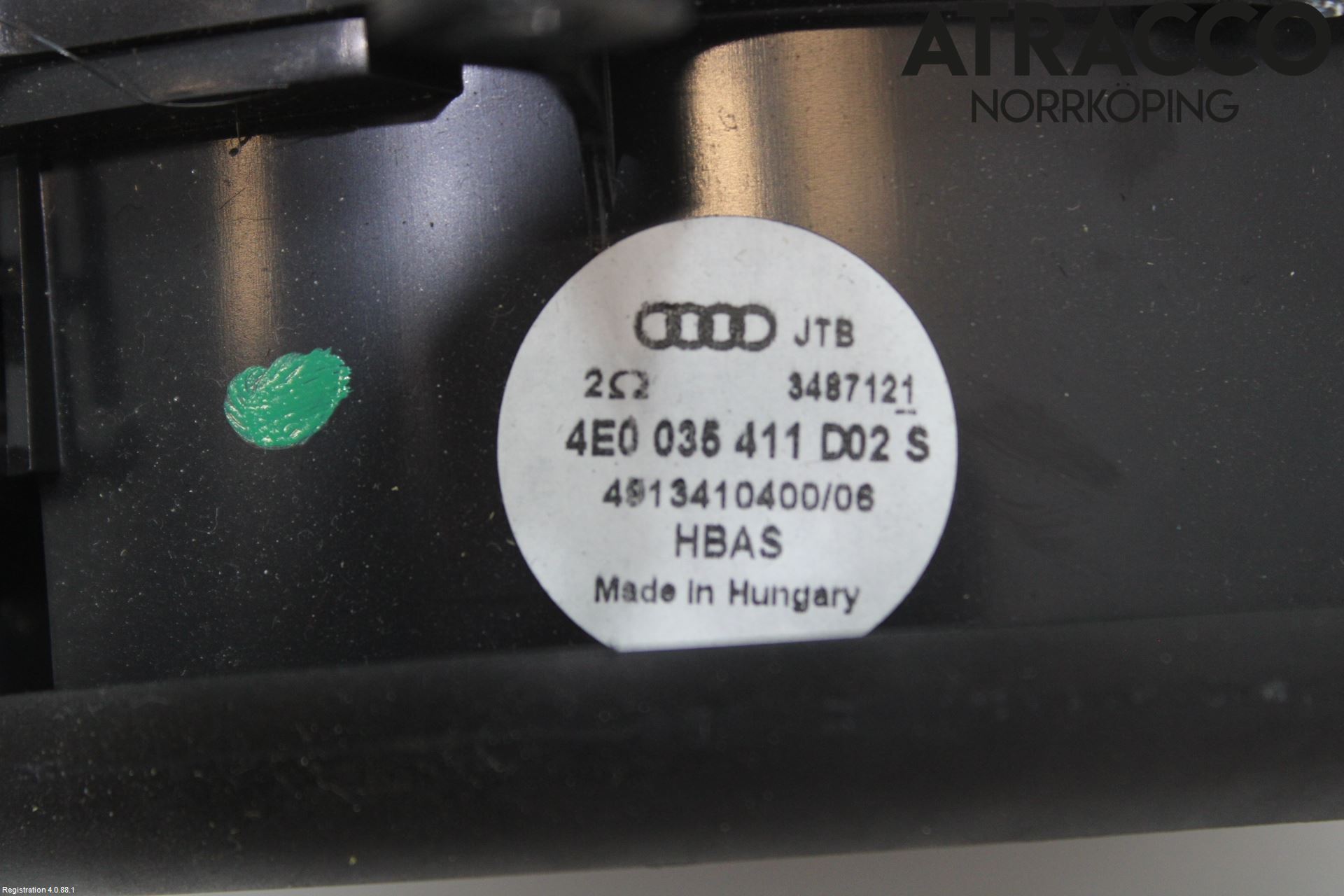 Audi A8/S8 4E  02-09 Innr Høyttaler