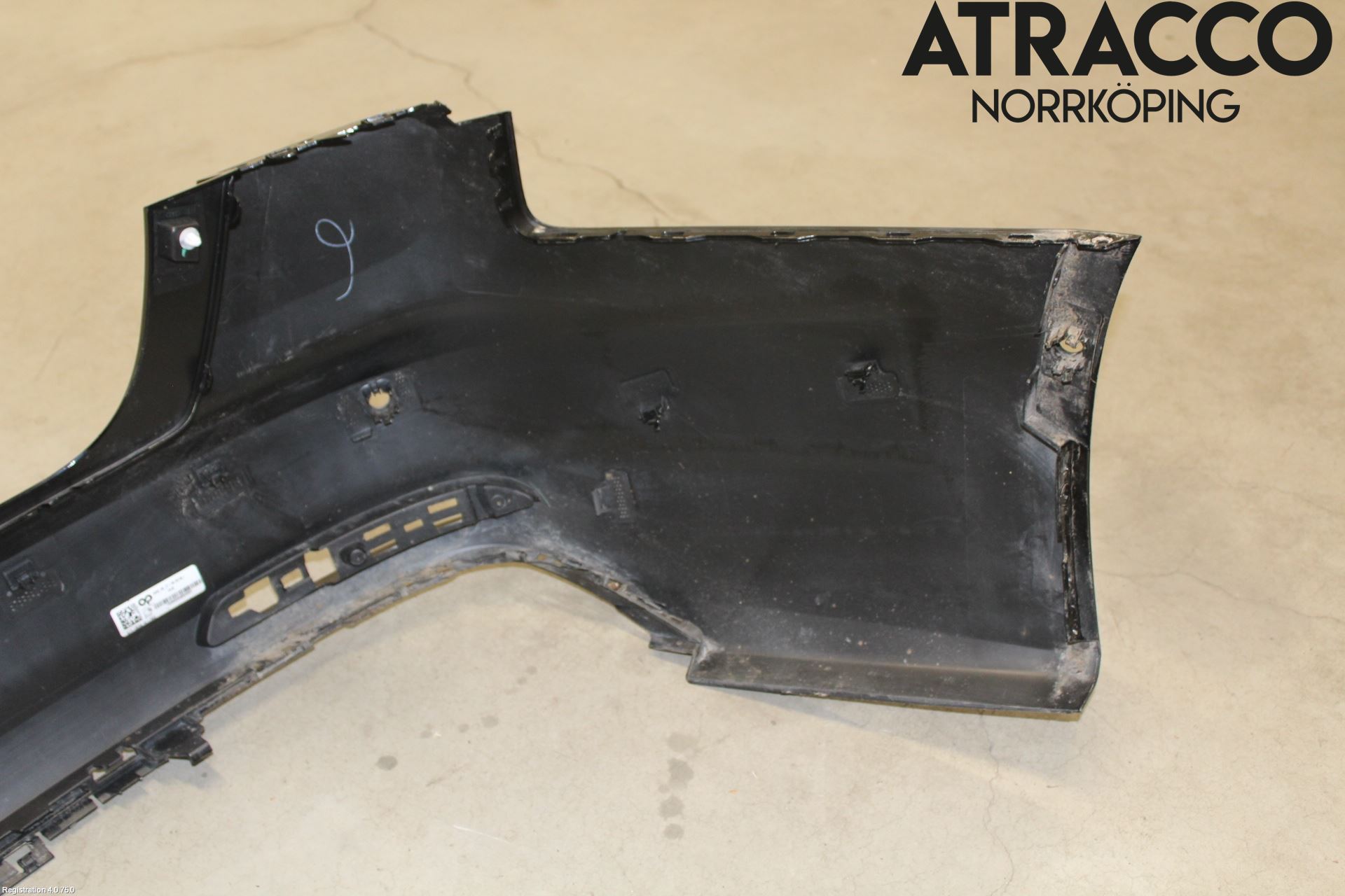 Audi A6 F2/C8 19- Støtfanger Bak Overtrekk