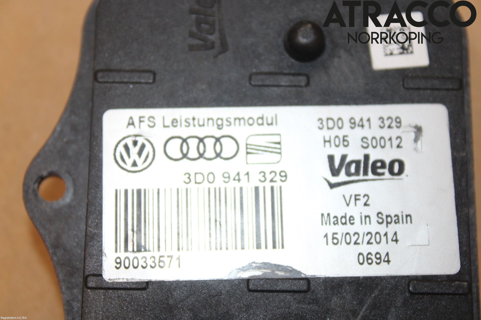 Volkswagen VW GOLF / E-GOLF VII 13-20 Styreenhet Xenon