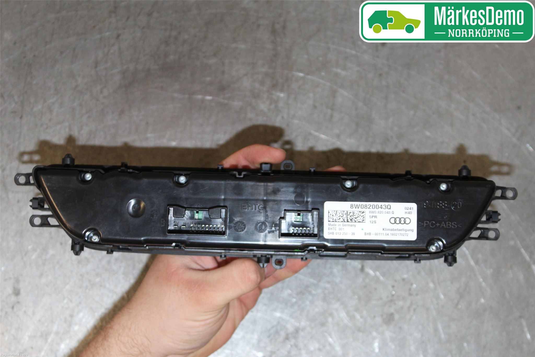 Audi A4/S4 B9 16-19 Varmeapparat Panel(Regulering)