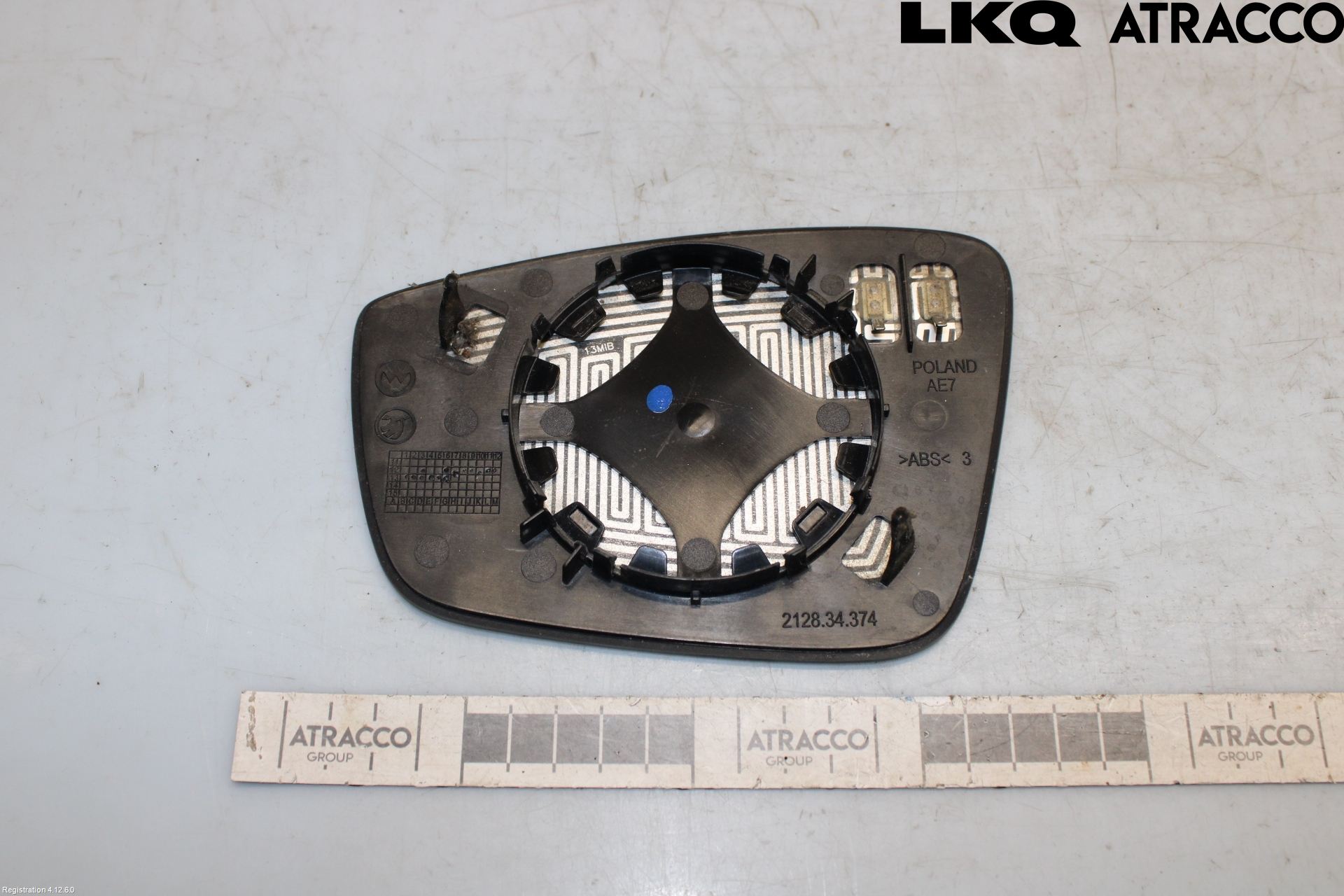 Skoda RAPID Speil Glass H
