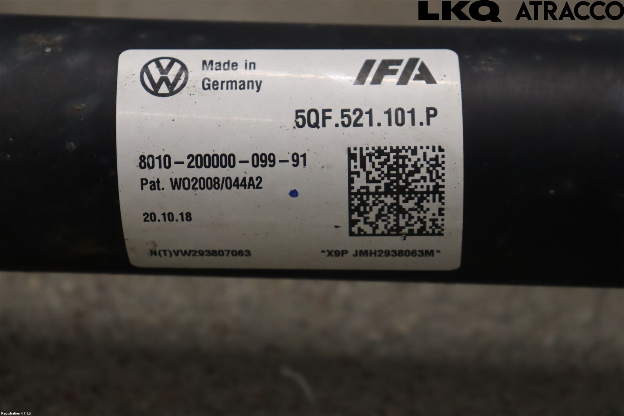 Volkswagen VW TIGUAN 16-24 Mellomaksel Kompl