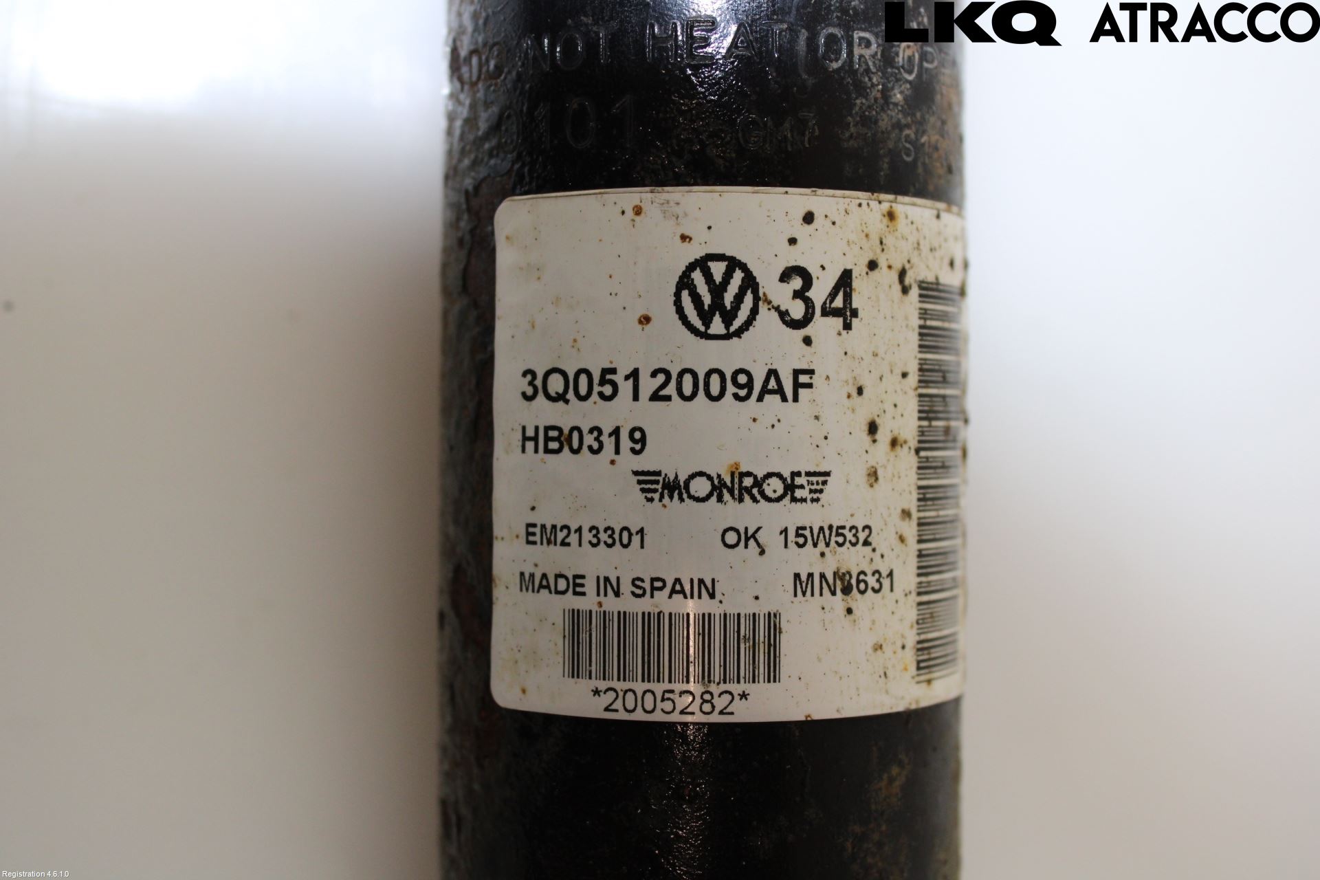 Skoda SUPERB 16-24 Støtdemper Bak