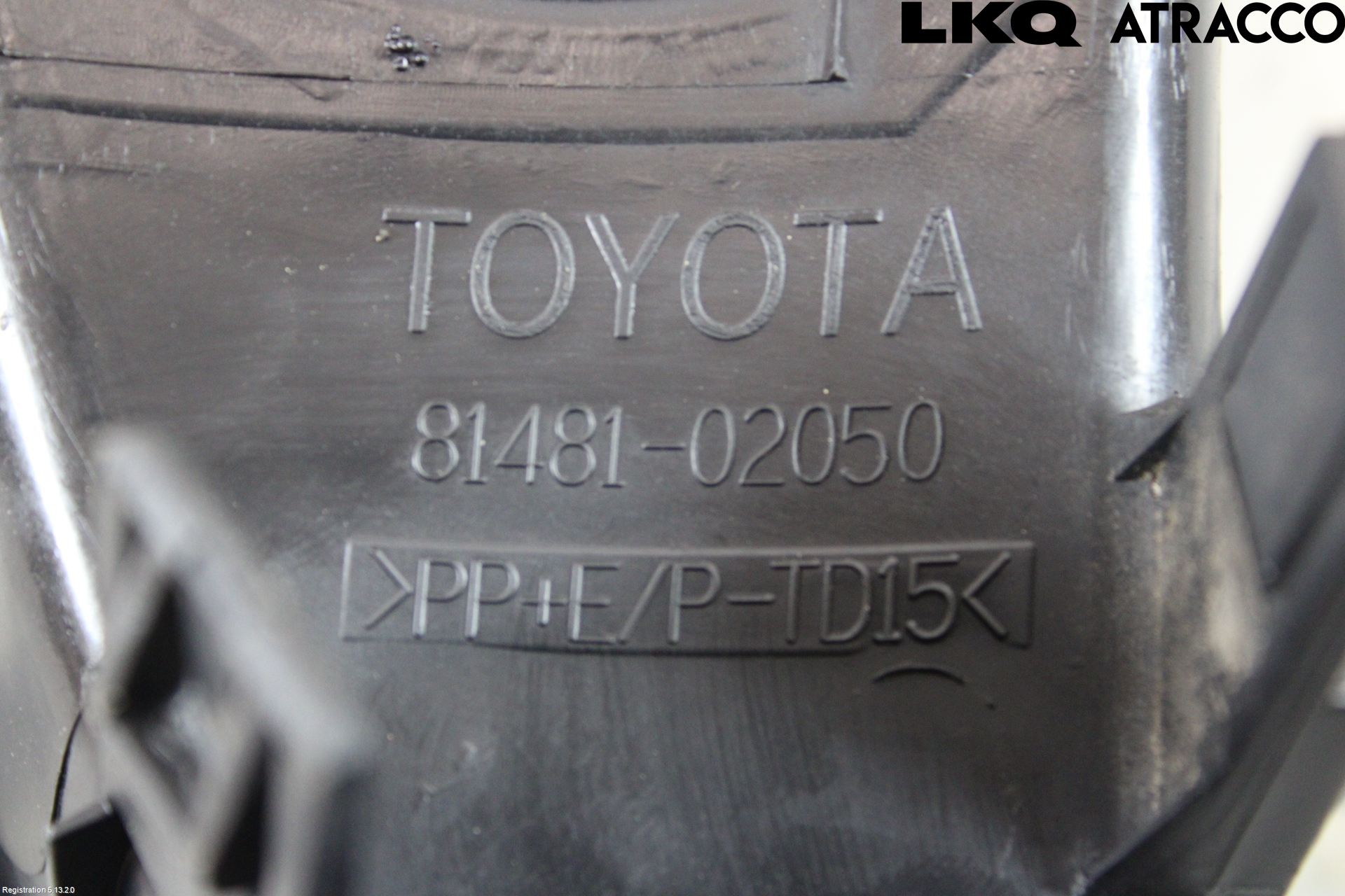 Toyota AURIS 07-09 Frontlykt Kurve-Tåkelys Ramme