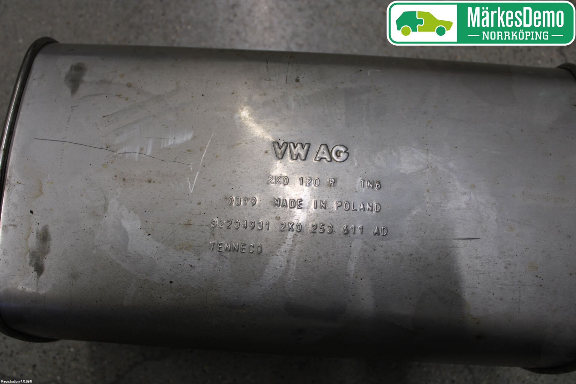 Volkswagen VW CADDY 16-20 Eksos Halvsett