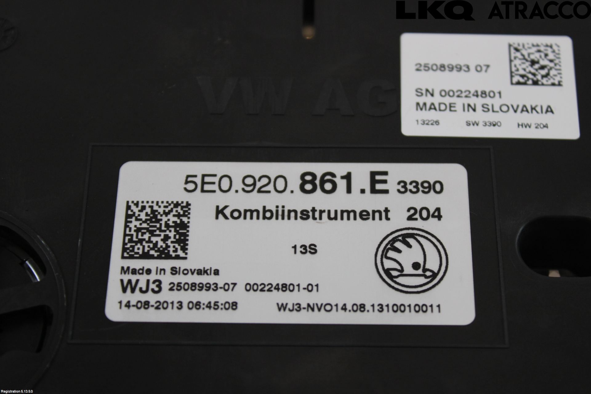 Skoda OCTAVIA (5E) 13-20 Instr Kombinert