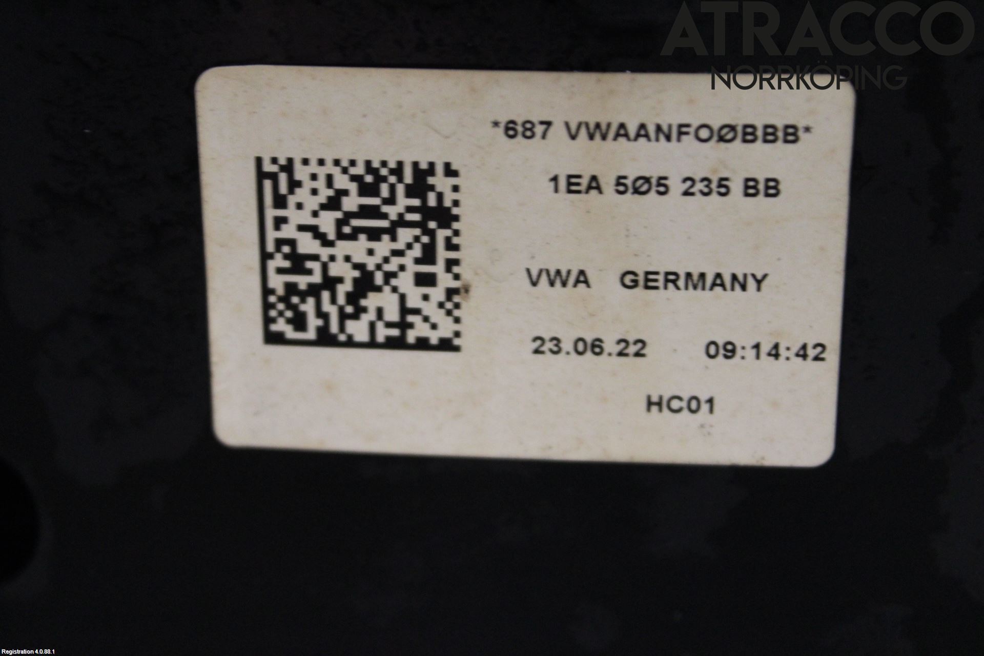 Volkswagen VW ID.3 21- Bakaksel Feste Travers-Ramme