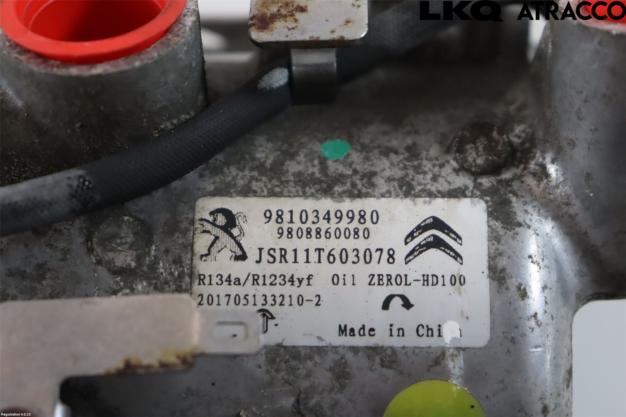Citroen COTROEN C3 17-24 Varme Ac Kompressor