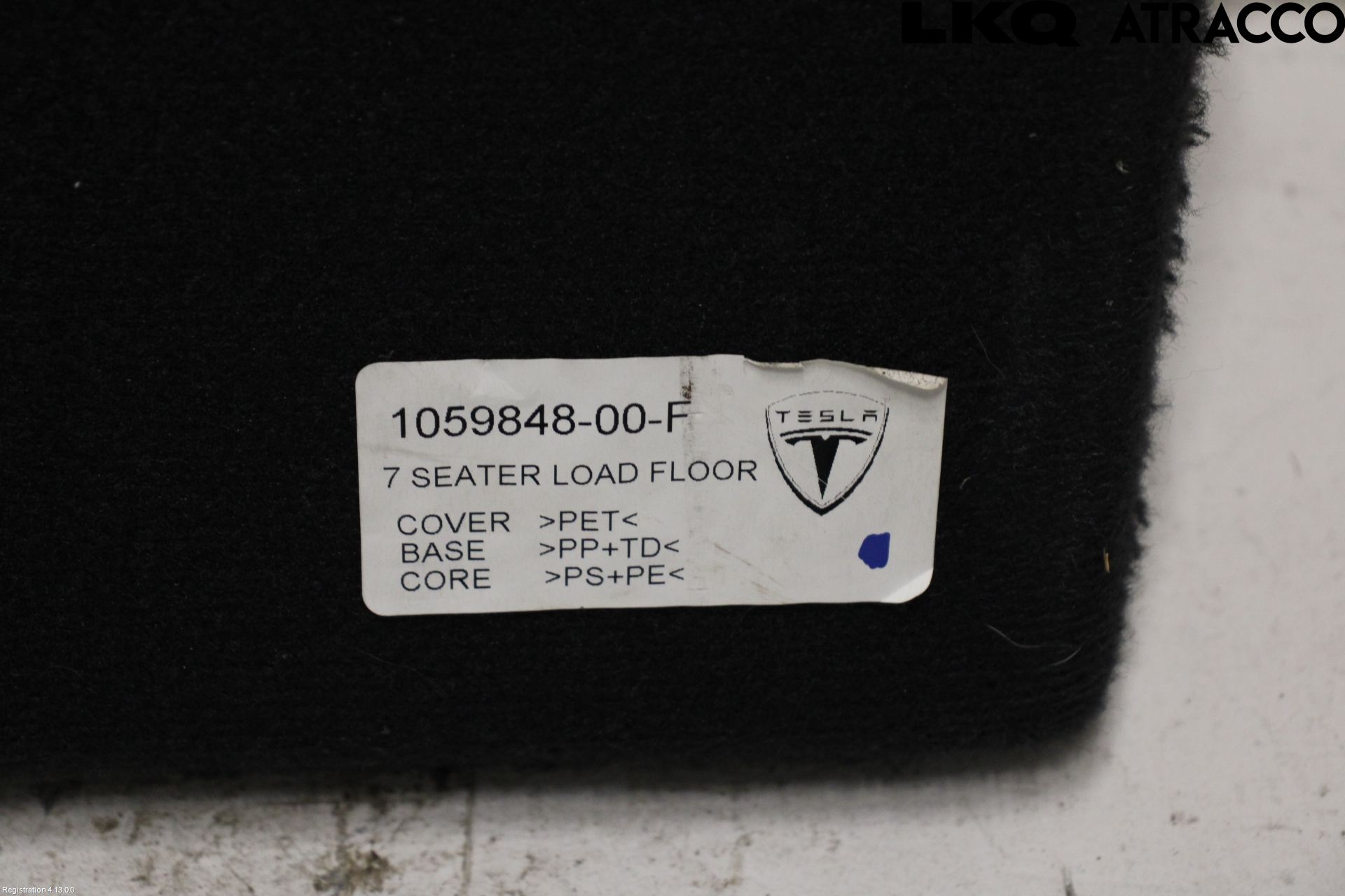 Tesla MODEL X 16- Bakluke Bun (Utgår 5023)