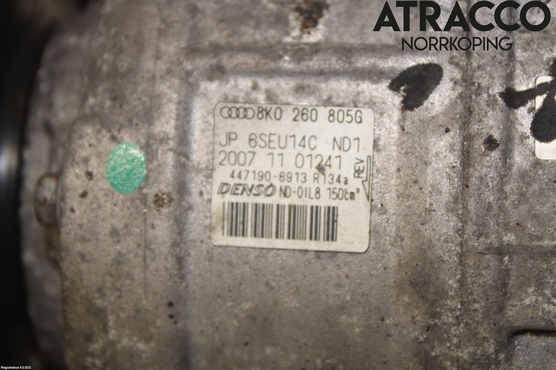 Audi A5 07-16 Varme Ac Kompressor